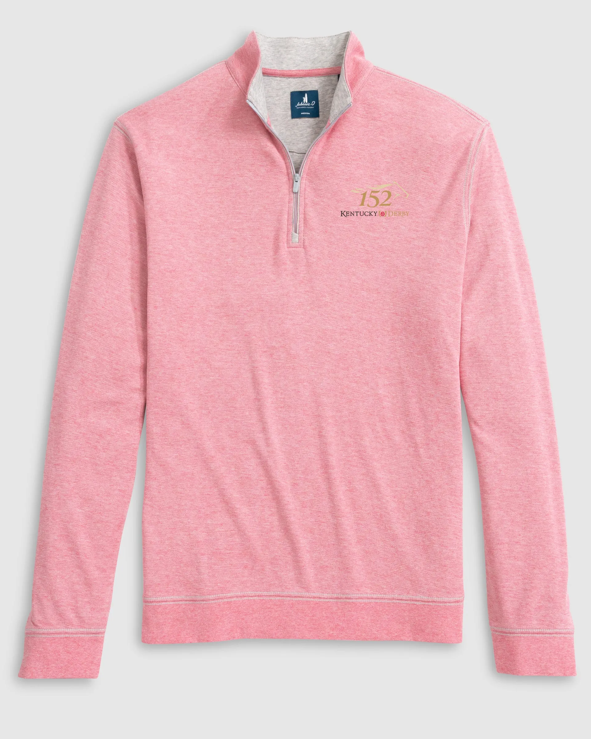 Kentucky Derby Hanks Lightweight Textured 1/4 Zip Pullover - 152nd Logo sold by Johnnie-O product image thumbnail 4