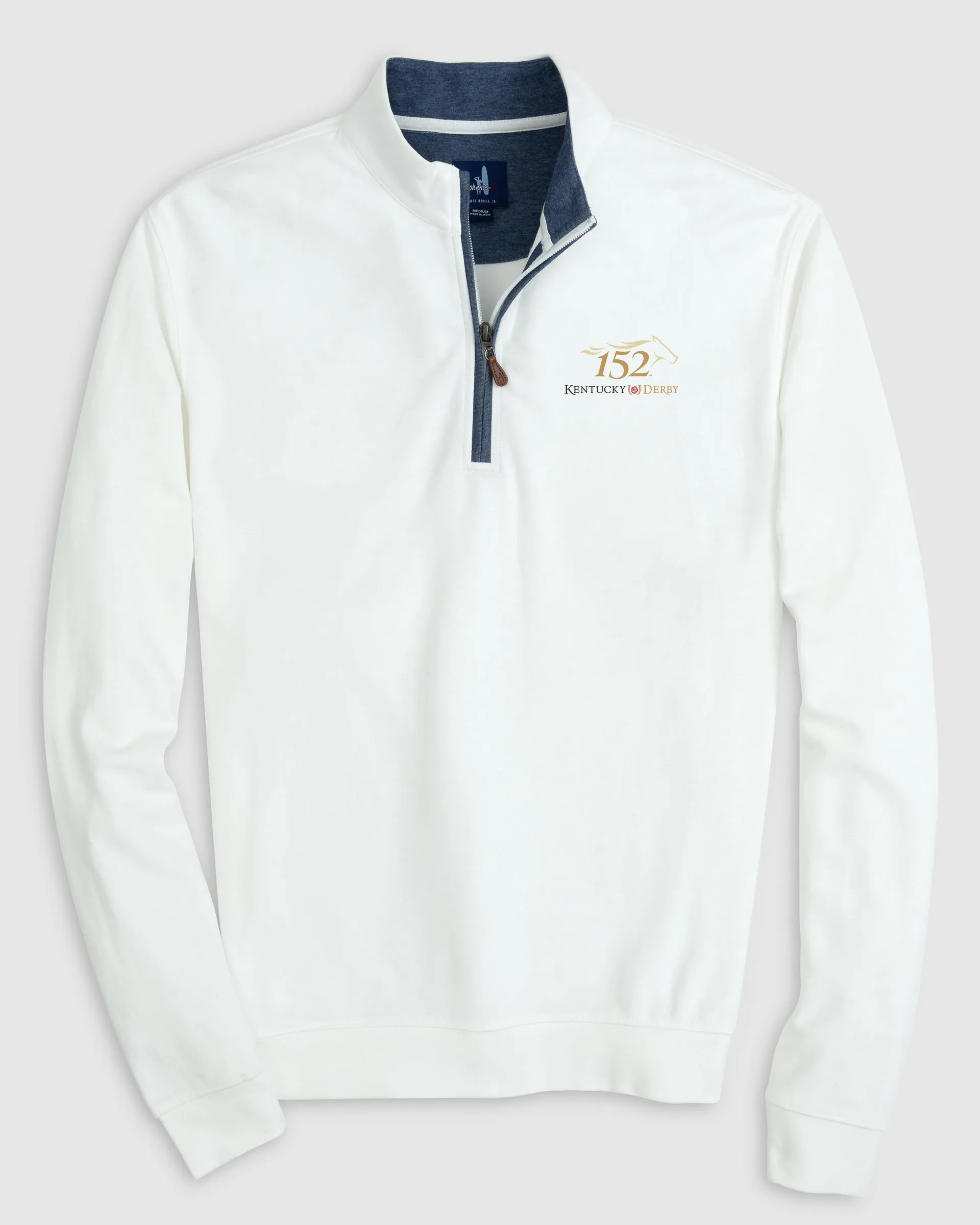Kentucky Derby Sully 1/4 Zip - 152nd Logo sold by Johnnie-O