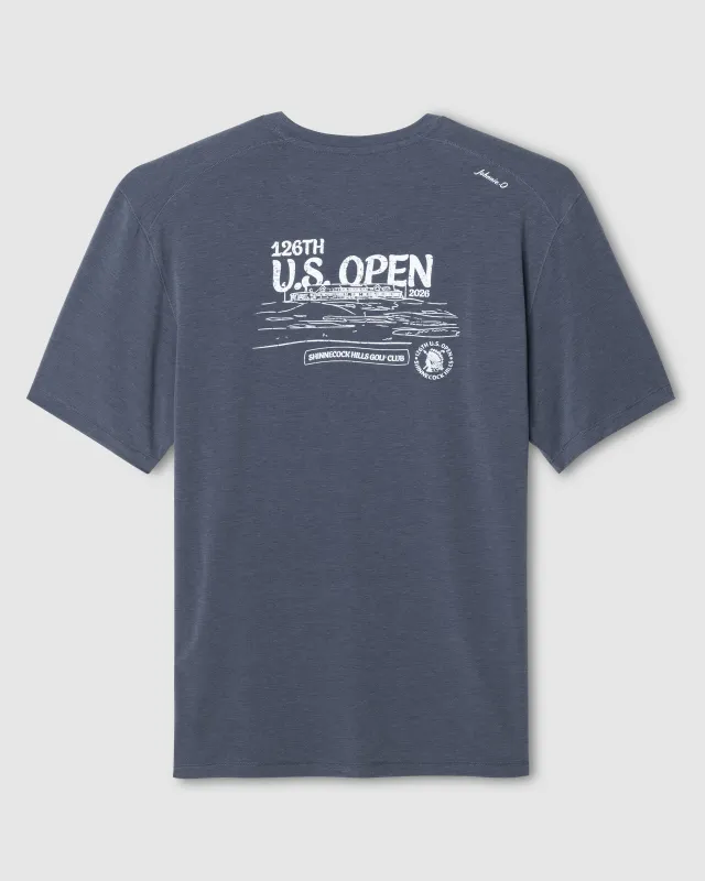 126th U.S. Open Clubhouse Course Performance T-Shirt made by Johnnie-O