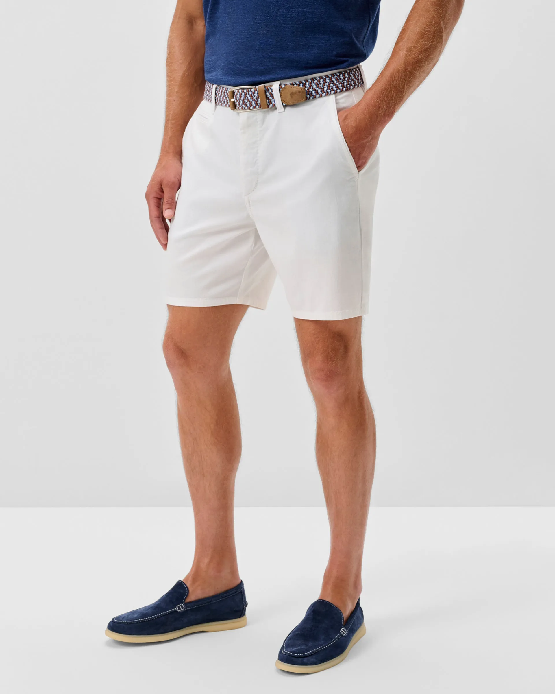 Nassau Cotton Blend Shorts - 7" Inseam sold by Johnnie-O