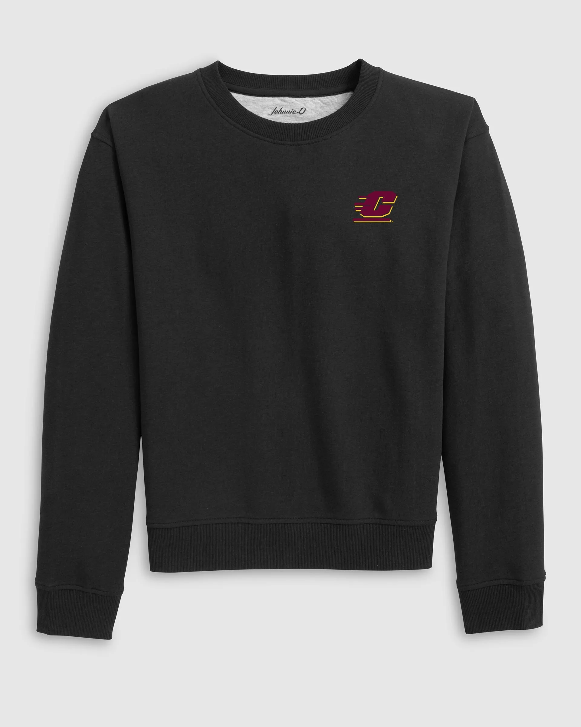 Women's Central Michigan University Penny Crewneck Sweatshirt sold by Johnnie-O