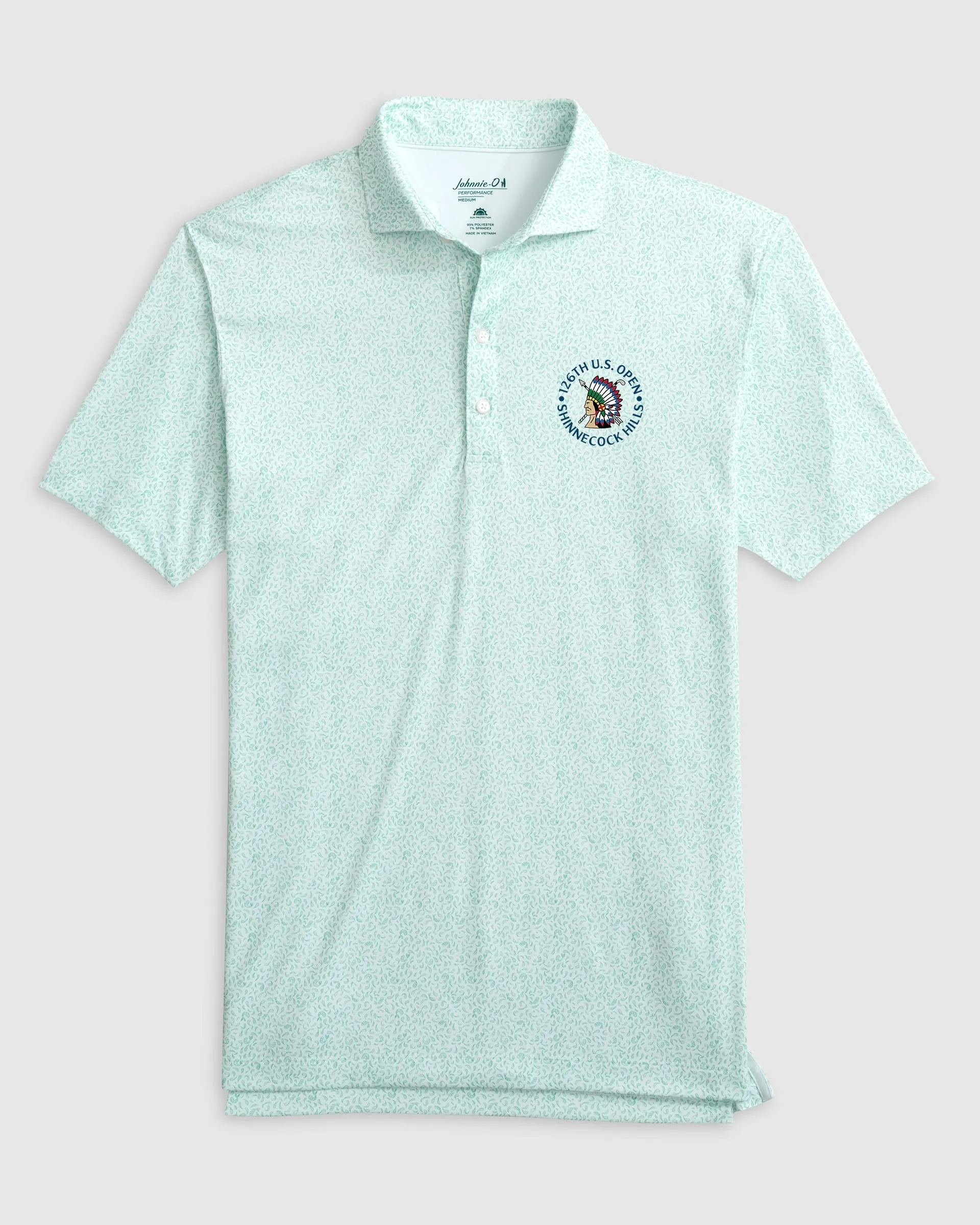 126th U.S. Open Prawn Performance Jersey Polo sold by Johnnie-O