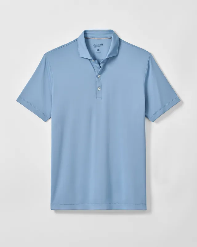 PerryGolf Big & Tall Performance Jersey Polo - Birdie Solid made by Johnnie-O