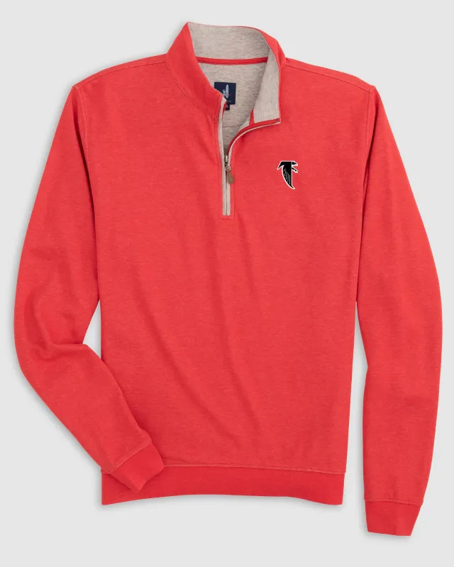 Atlanta Falcons Sully 1/4 Zip - Classic Logo made by Johnnie-O