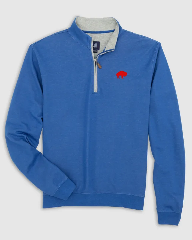 Buffalo Bills Sully 1/4 Zip - Classic Logo made by Johnnie-O