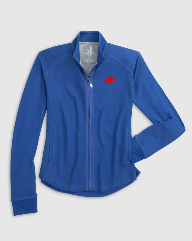 Women's Buffalo Bills Tomi Full Zip Jacket - Classic Logo made by Johnnie-O