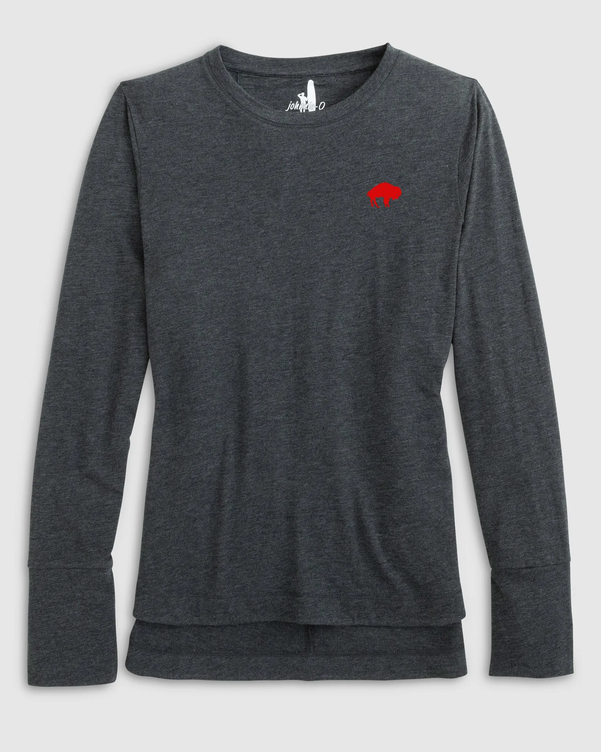 Women's Buffalo Bills Valerie Long Sleeve Tee - Classic Logo sold by Johnnie-O product image thumbnail 3