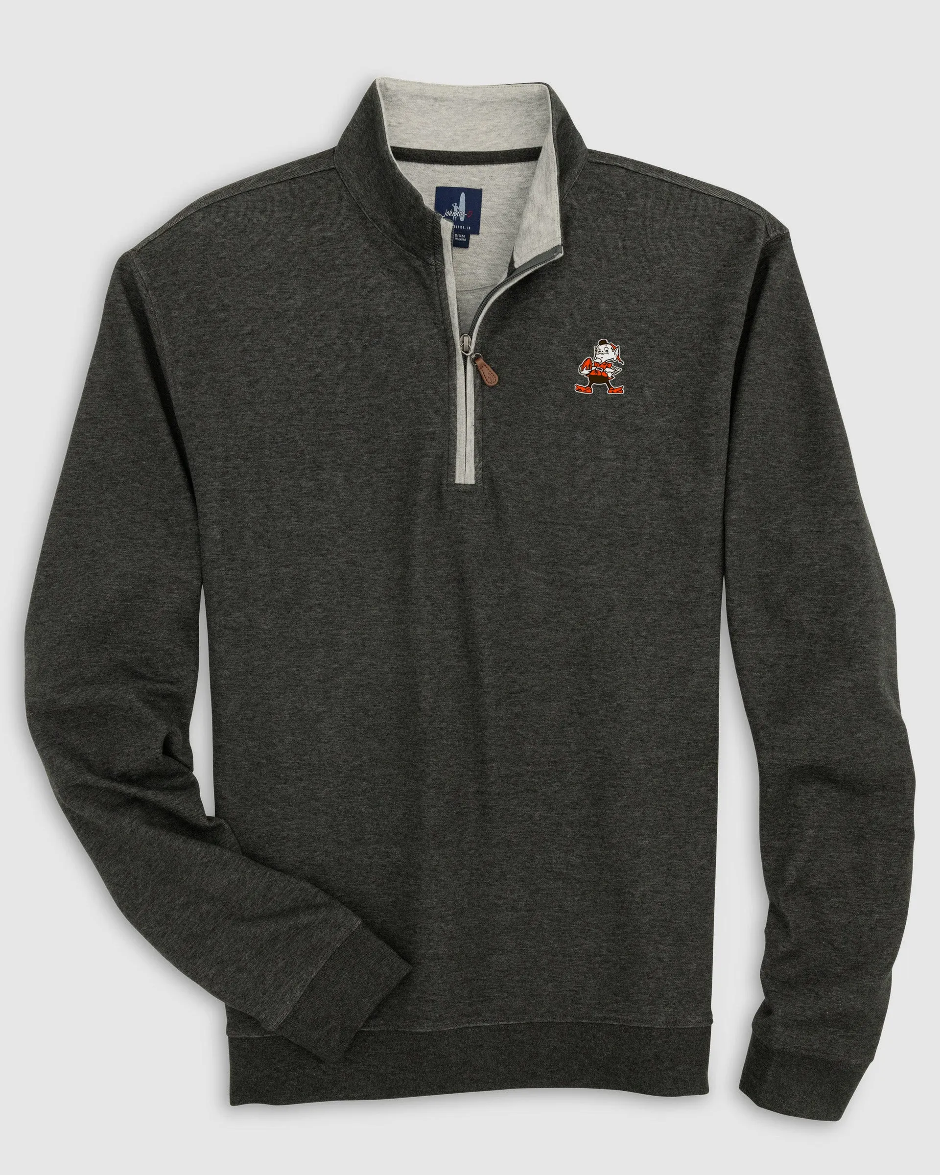 Cleveland Browns Sully 1/4 Zip - Classic Brownie Logo sold by Johnnie-O product image thumbnail 2