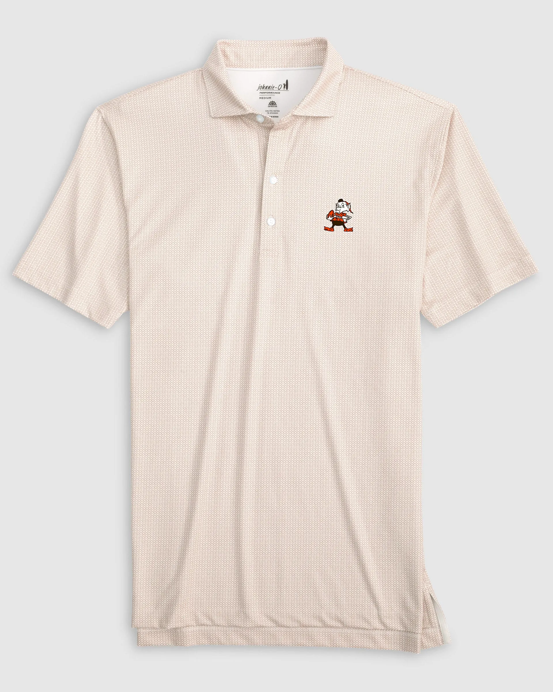 Cleveland Browns Slade Performance Jersey Polo - Classic Brownie Logo sold by Johnnie-O product image thumbnail 2