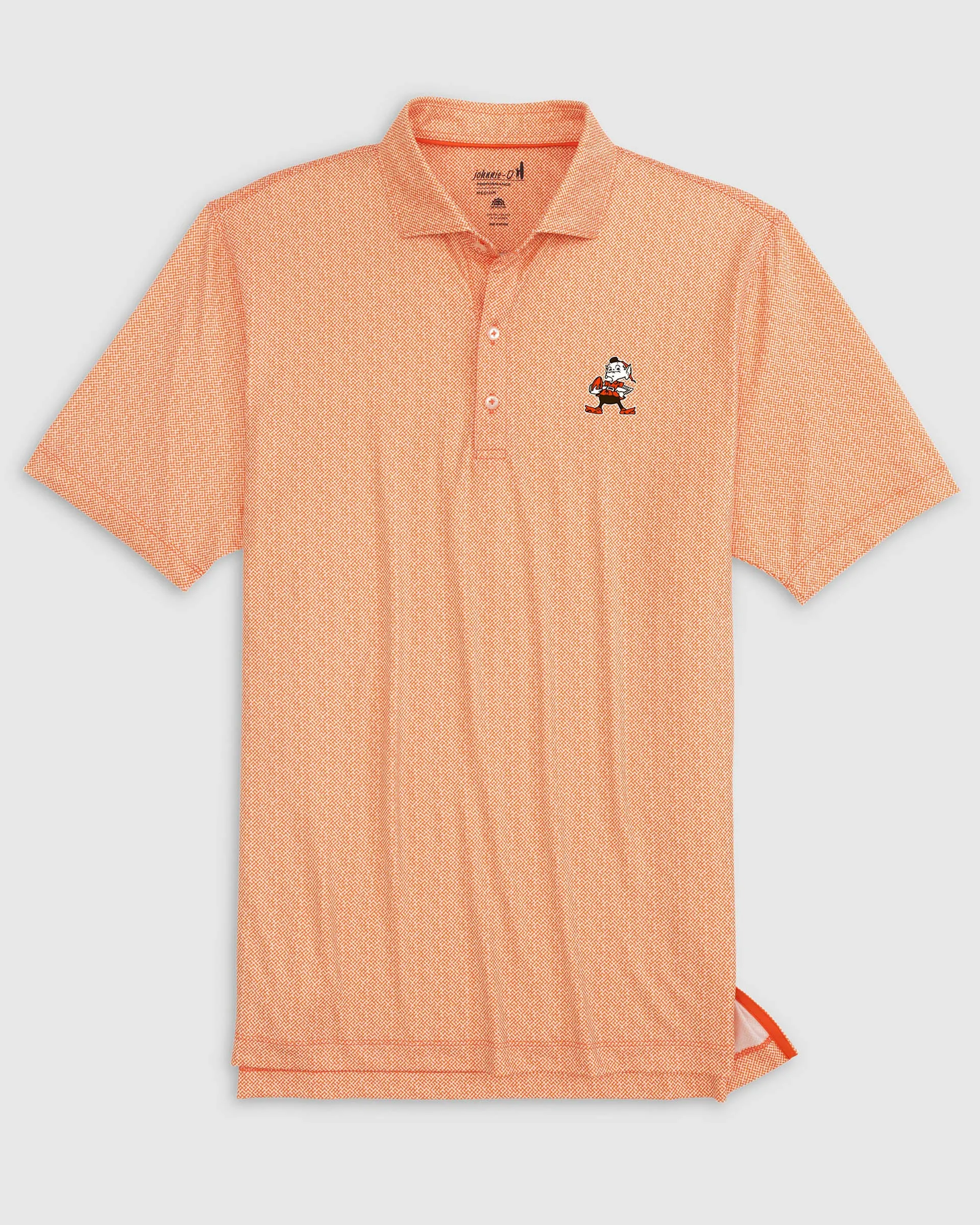Cleveland Browns Hinson Performance Jersey Polo - Classic Brownie Logo sold by Johnnie-O product image thumbnail 3