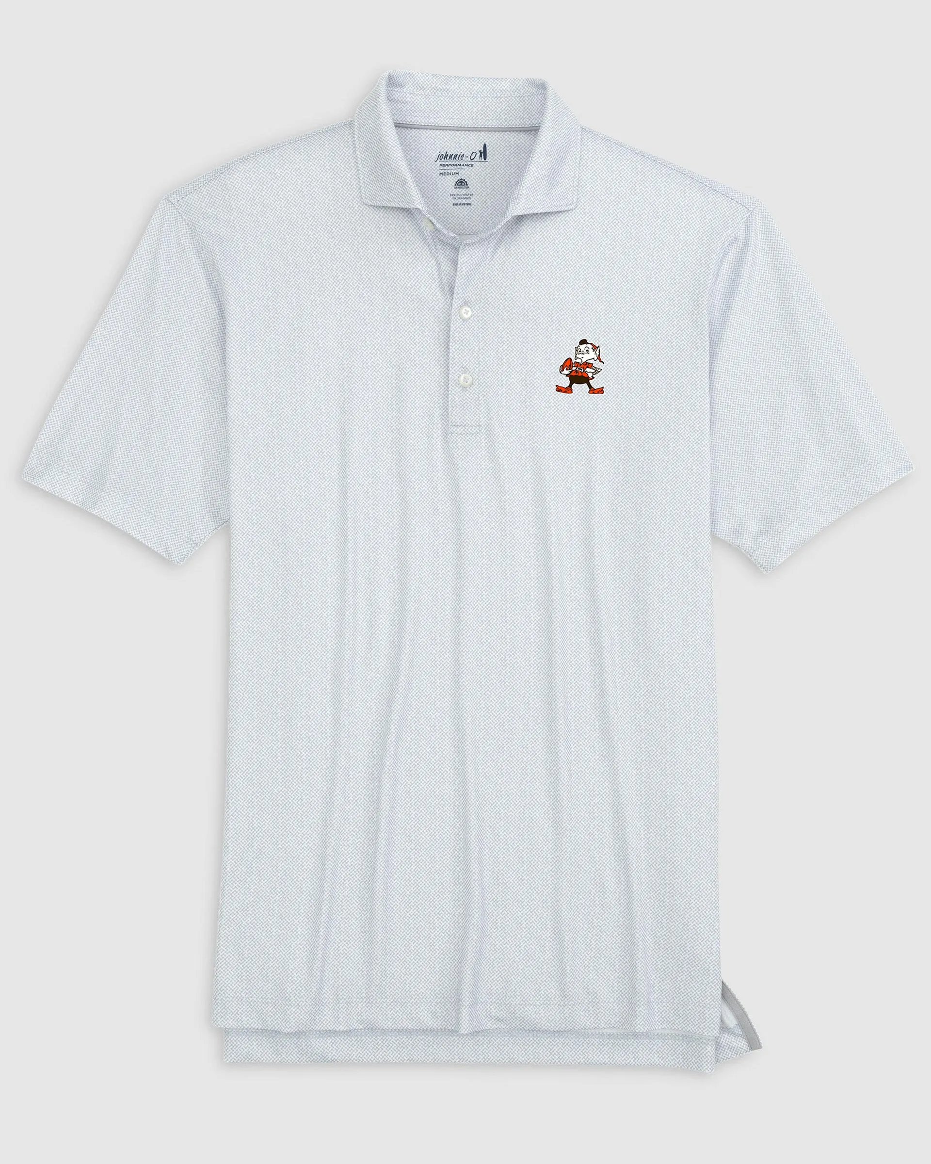 Cleveland Browns Hinson Performance Jersey Polo - Classic Brownie Logo sold by Johnnie-O product image thumbnail 2