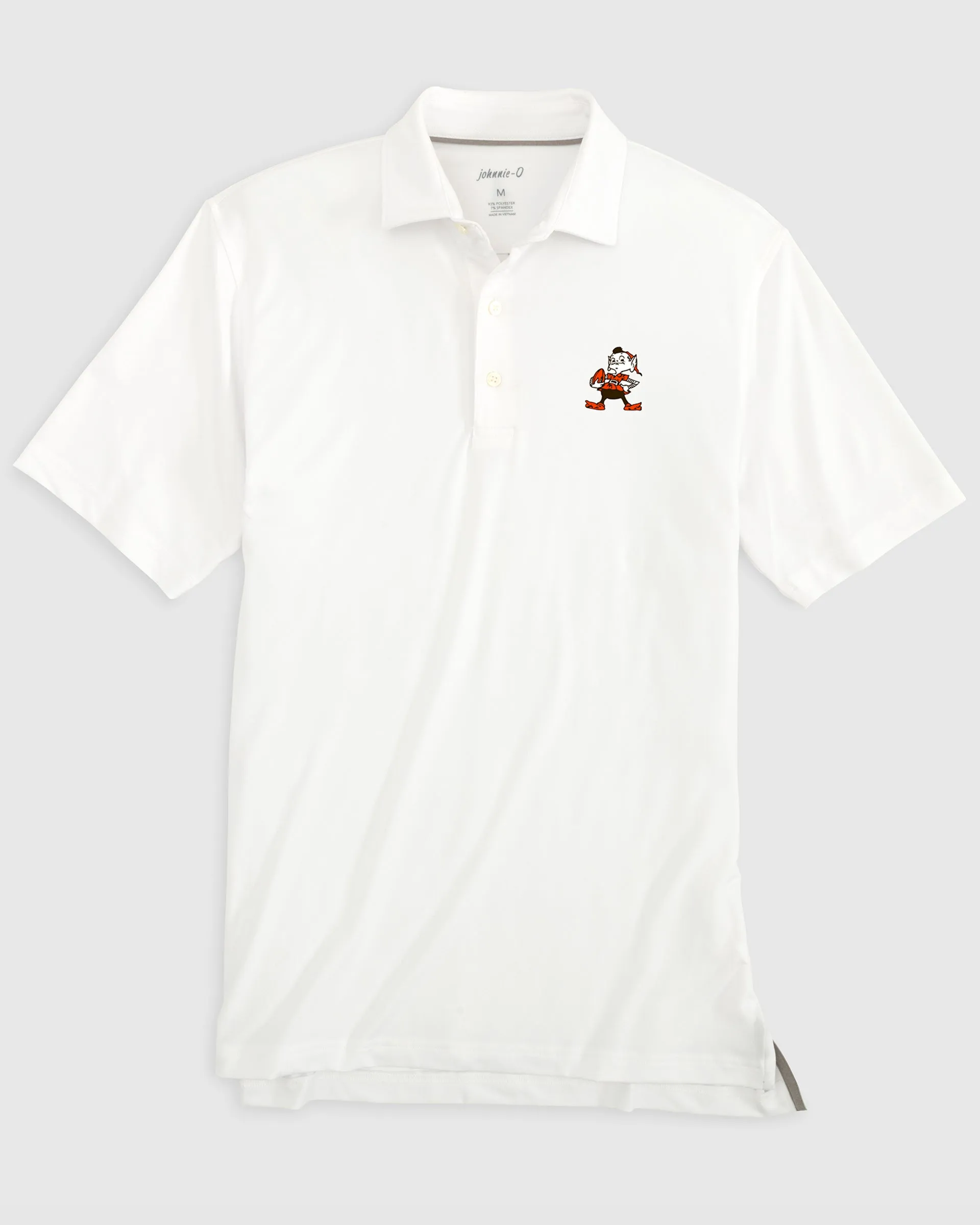 Cleveland Browns Birdie Performance Jersey Polo - Classic Brownie Logo sold by Johnnie-O product image thumbnail 3