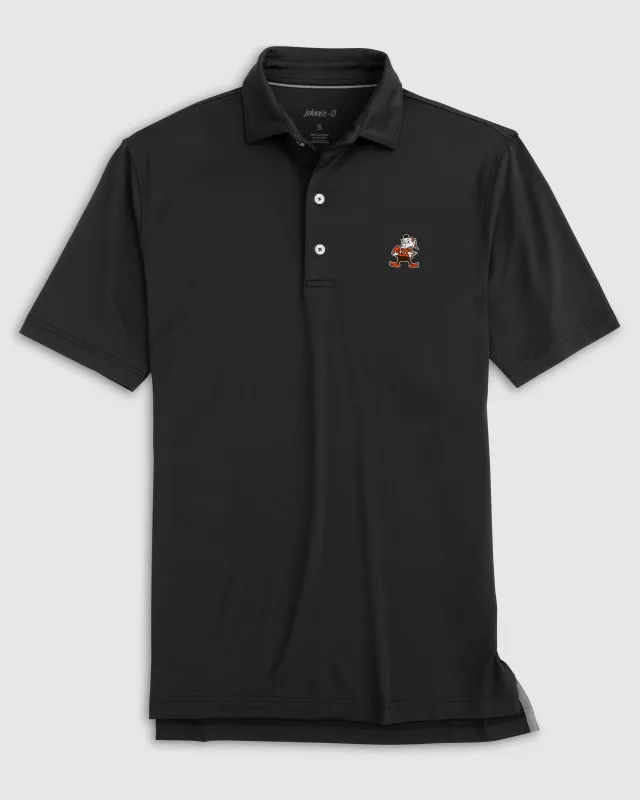 Cleveland Browns Birdie Performance Jersey Polo - Classic Brownie Logo made by Johnnie-O