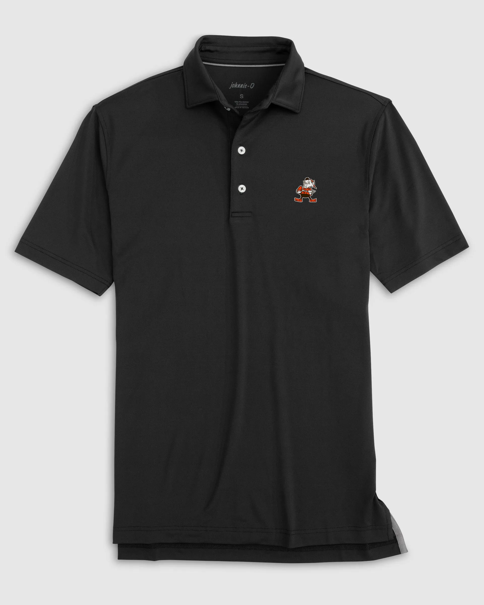 Cleveland Browns Birdie Performance Jersey Polo - Classic Brownie Logo sold by Johnnie-O