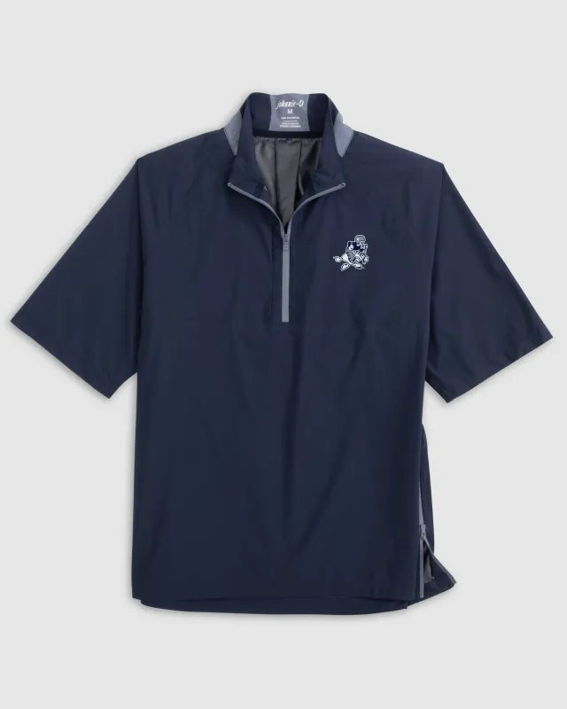 Dallas Cowboys Stealth Stowable Short Sleeve Packable Rain Jacket - Classic Logo made by Johnnie-O