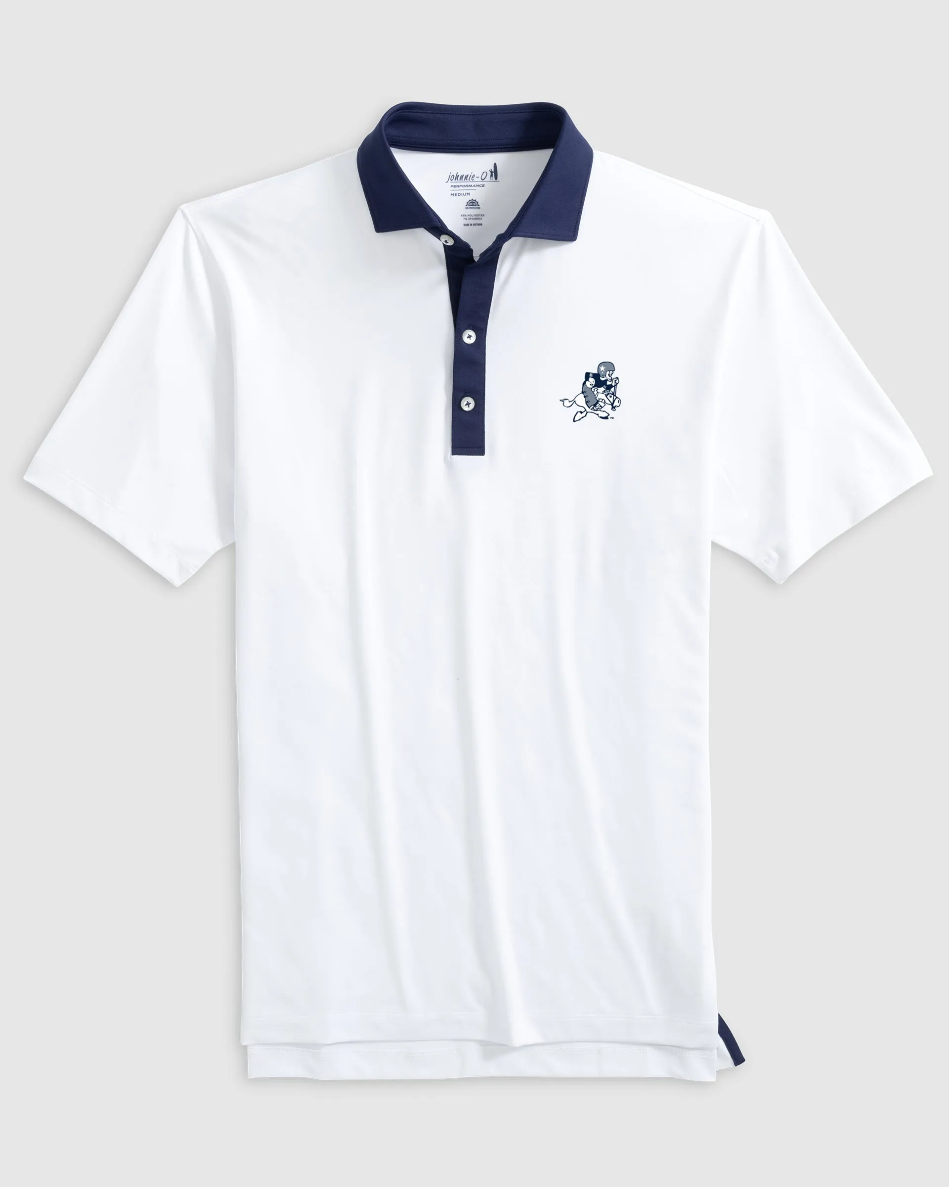 Dallas Cowboys Ramos Performance Jersey Polo - Classic Logo sold by Johnnie-O
