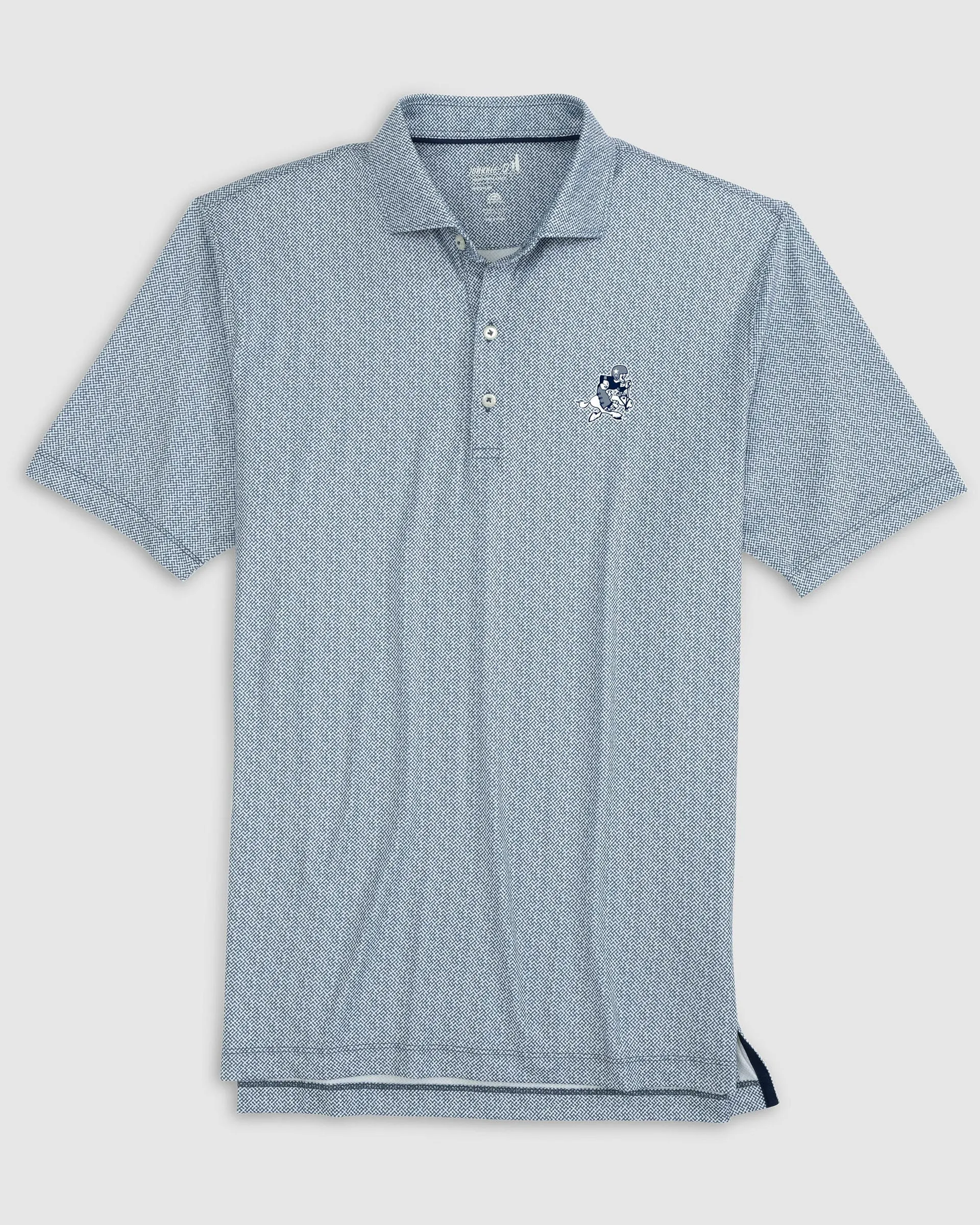 Dallas Cowboys Hinson Performance Jersey Polo - Classic Logo sold by Johnnie-O