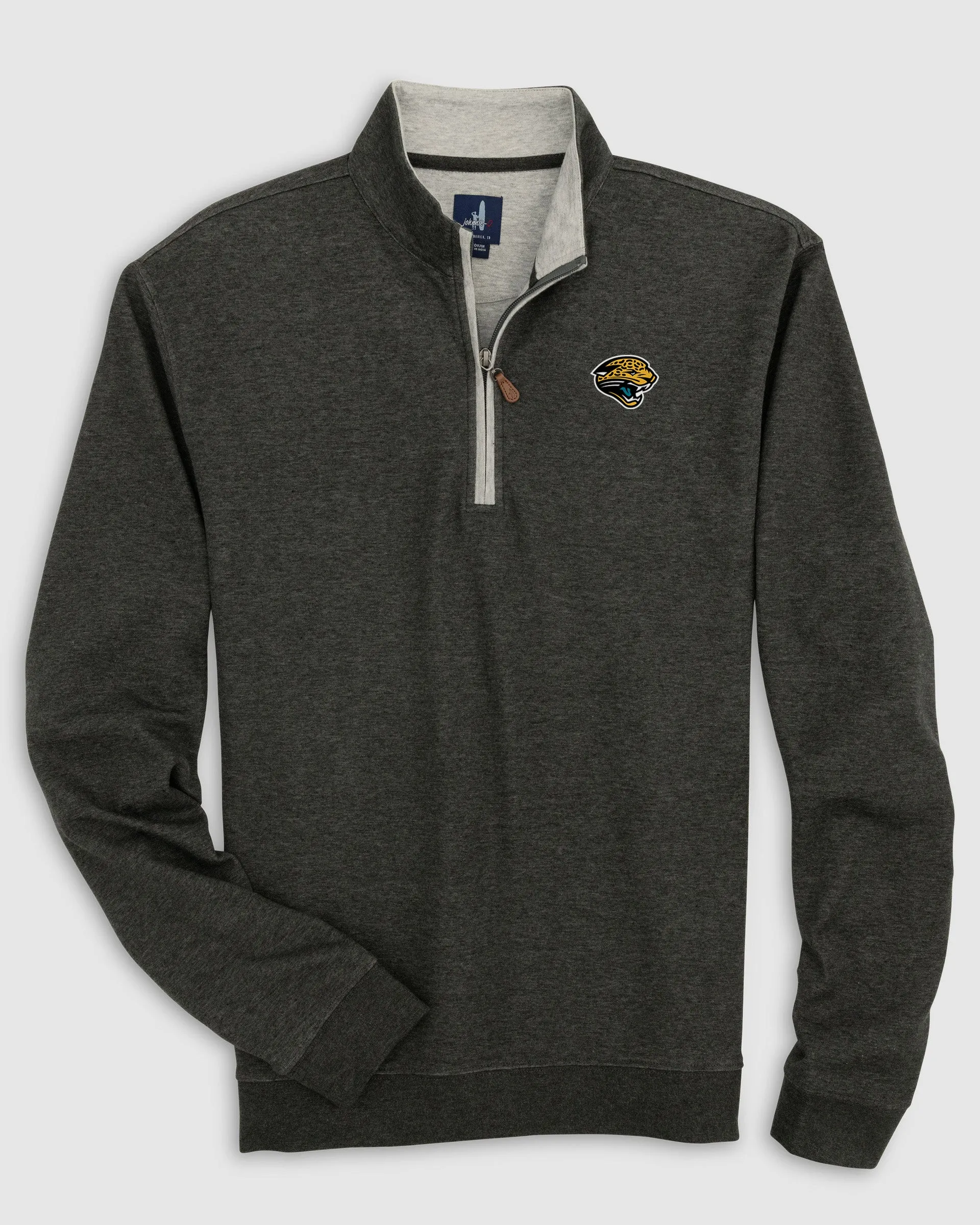 Jacksonville Jaguars Sully 1/4 Zip - Jaguar Head Classic Logo sold by Johnnie-O