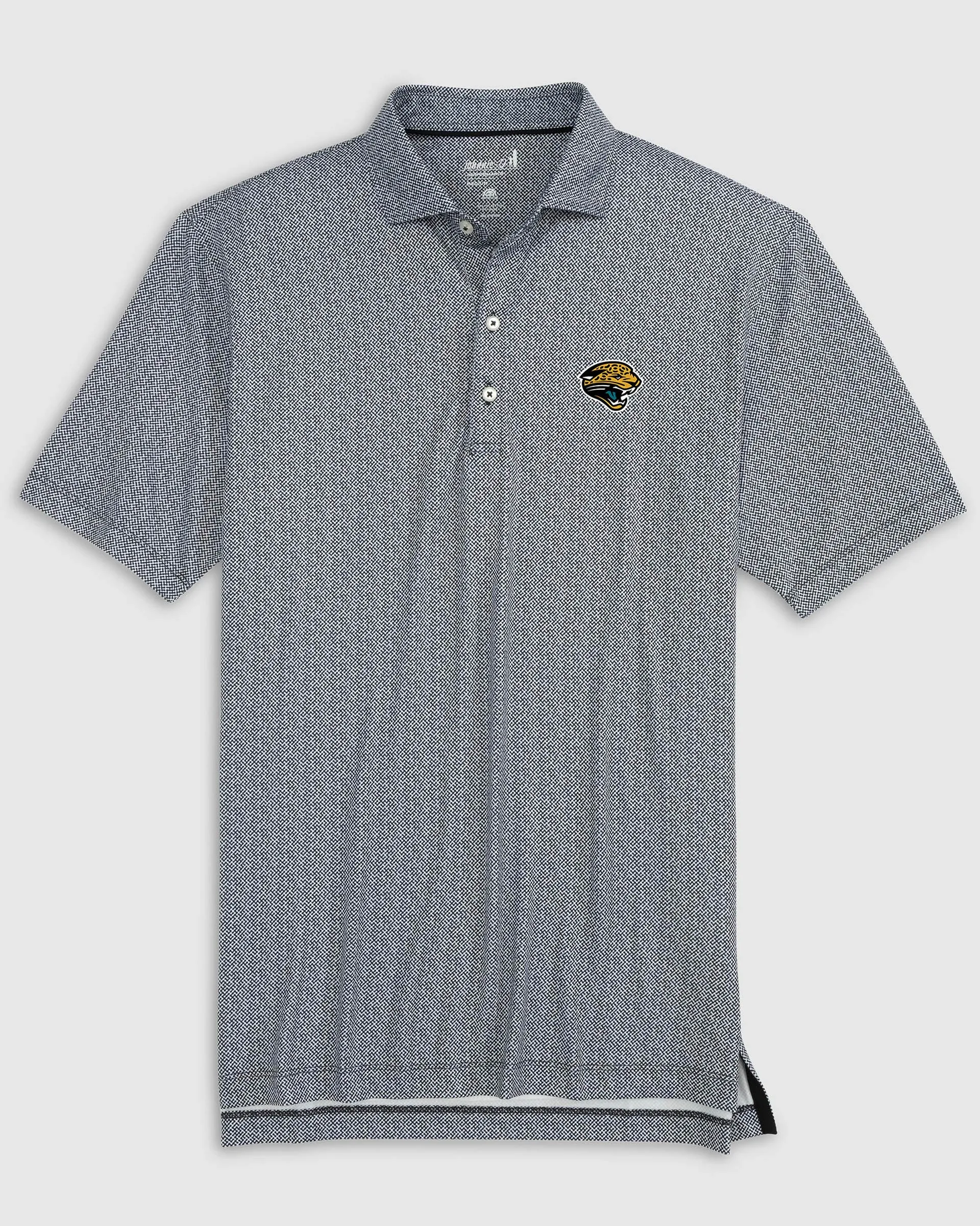 Jacksonville Jaguars Hinson Performance Jersey Polo - Jaguar Head Classic Logo sold by Johnnie-O