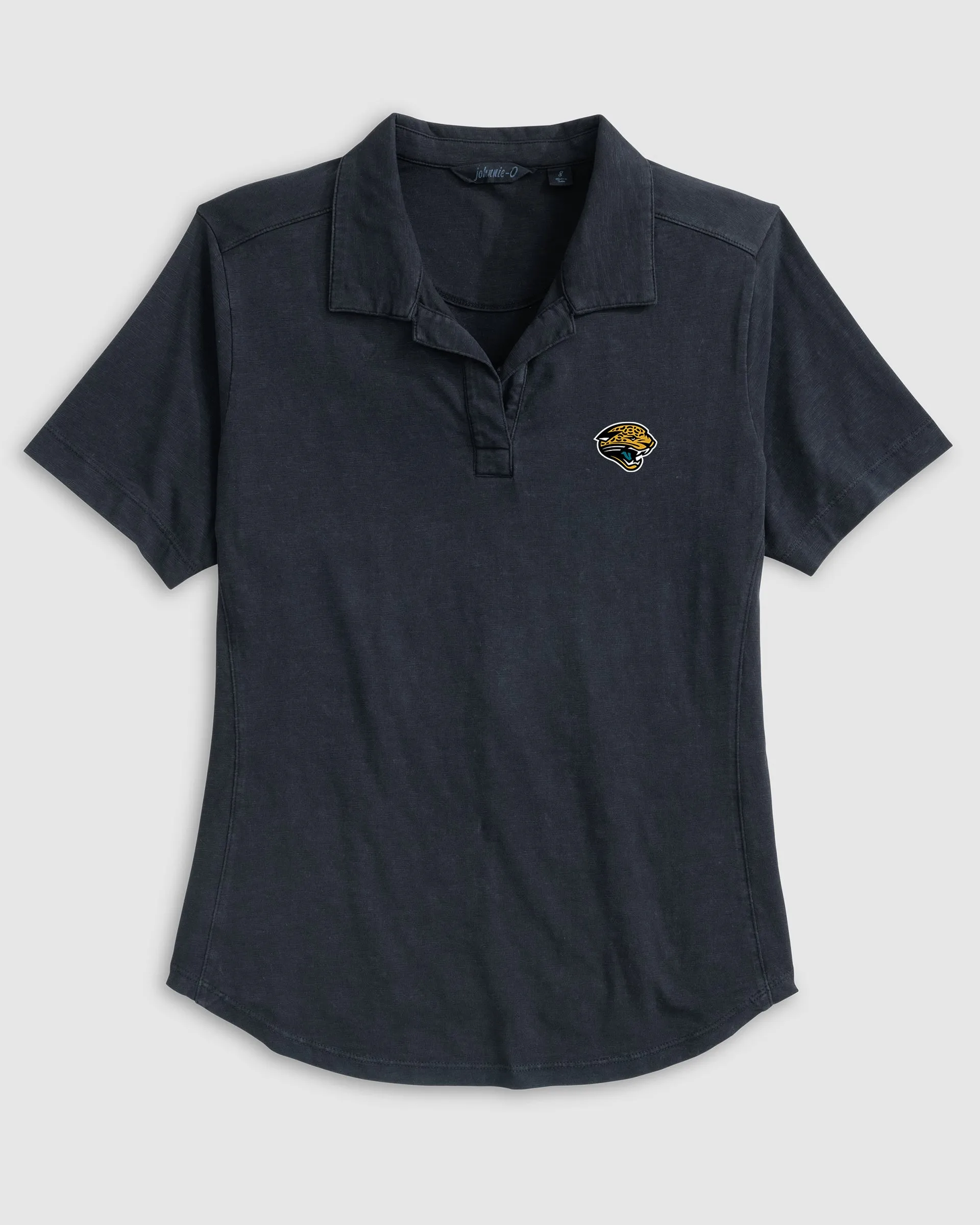 Women's Jacksonville Jaguars Coastal Wash Polo - Jaguar Head Classic Logo sold by Johnnie-O