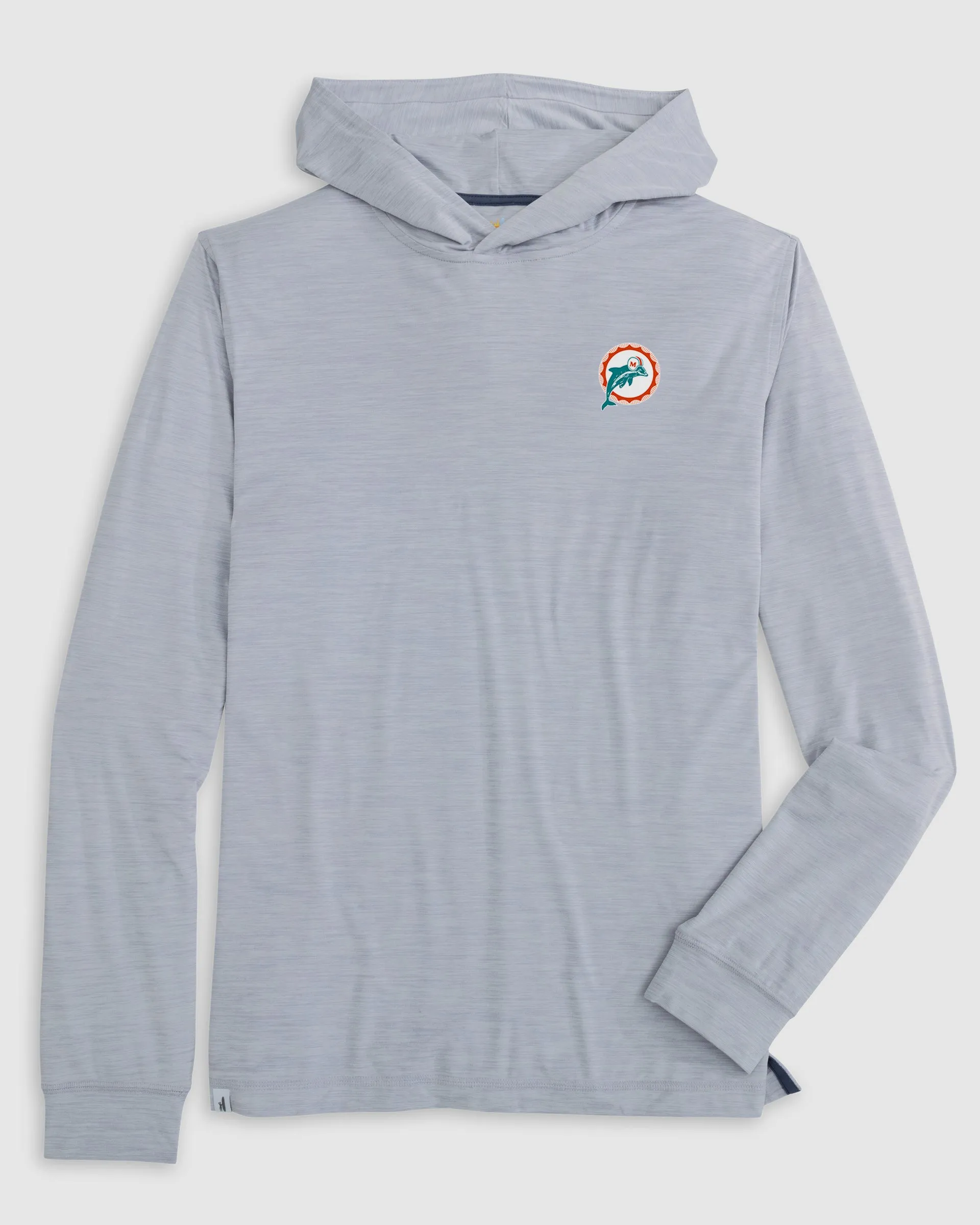 Miami Dolphins Talon Featherweight Performance Hoodie - Classic Logo sold by Johnnie-O product image thumbnail 3