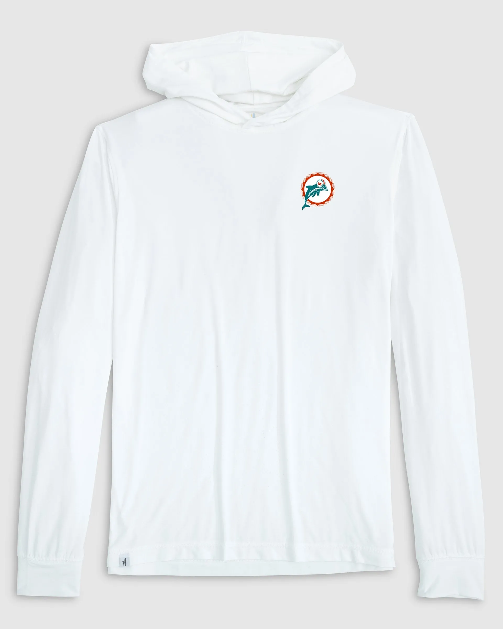 Miami Dolphins Talon Featherweight Performance Hoodie - Classic Logo sold by Johnnie-O product image thumbnail 4