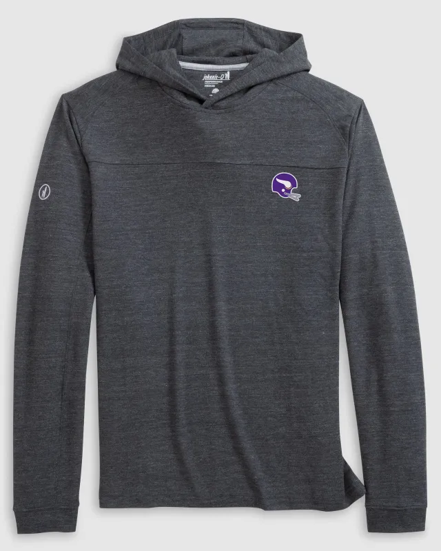 Minnesota Vikings Remmy Midweight Performance Hoodie - Classic Logo made by Johnnie-O