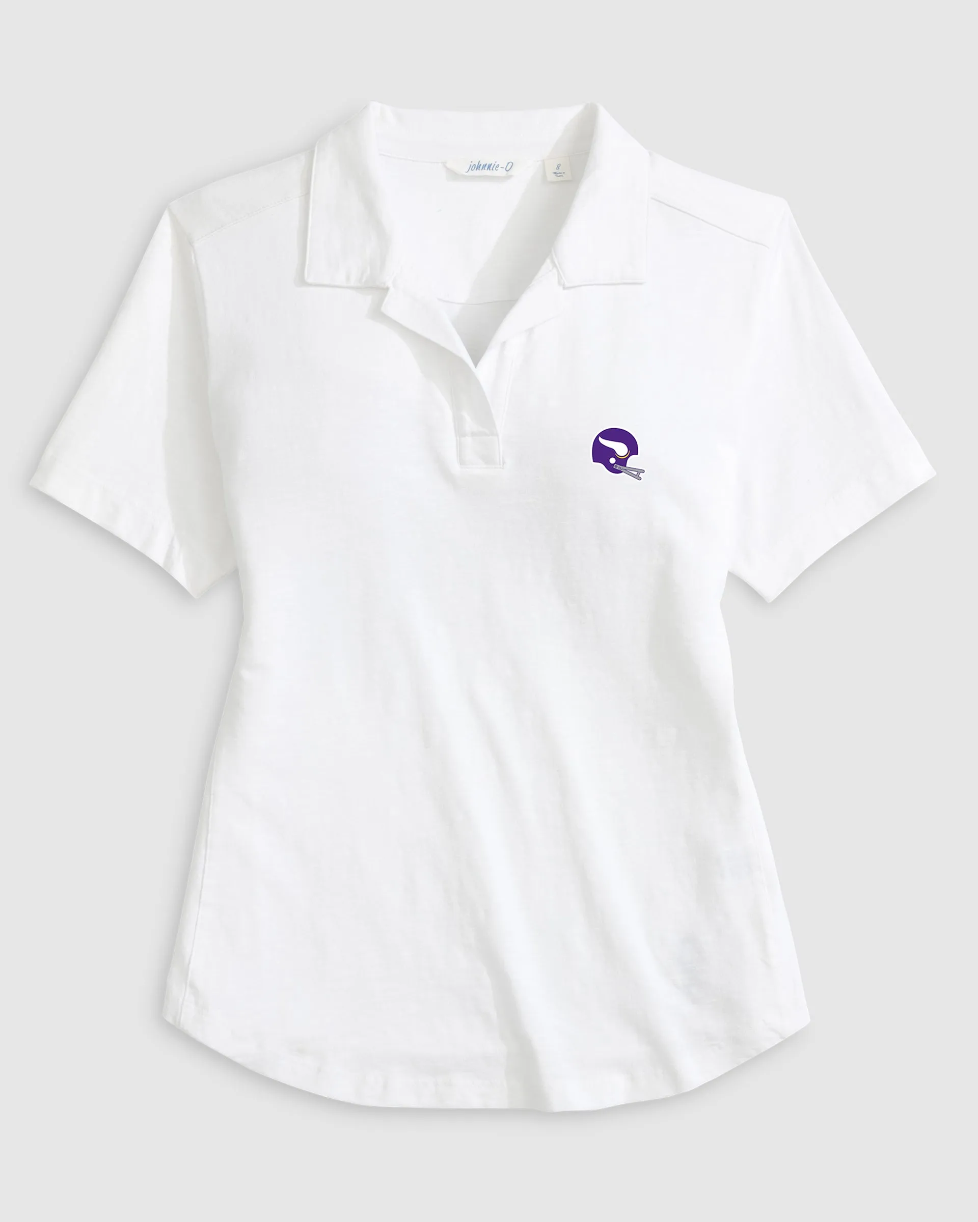 Women's Minnesota Vikings Coastal Wash Polo - Classic Logo sold by Johnnie-O product image thumbnail 4