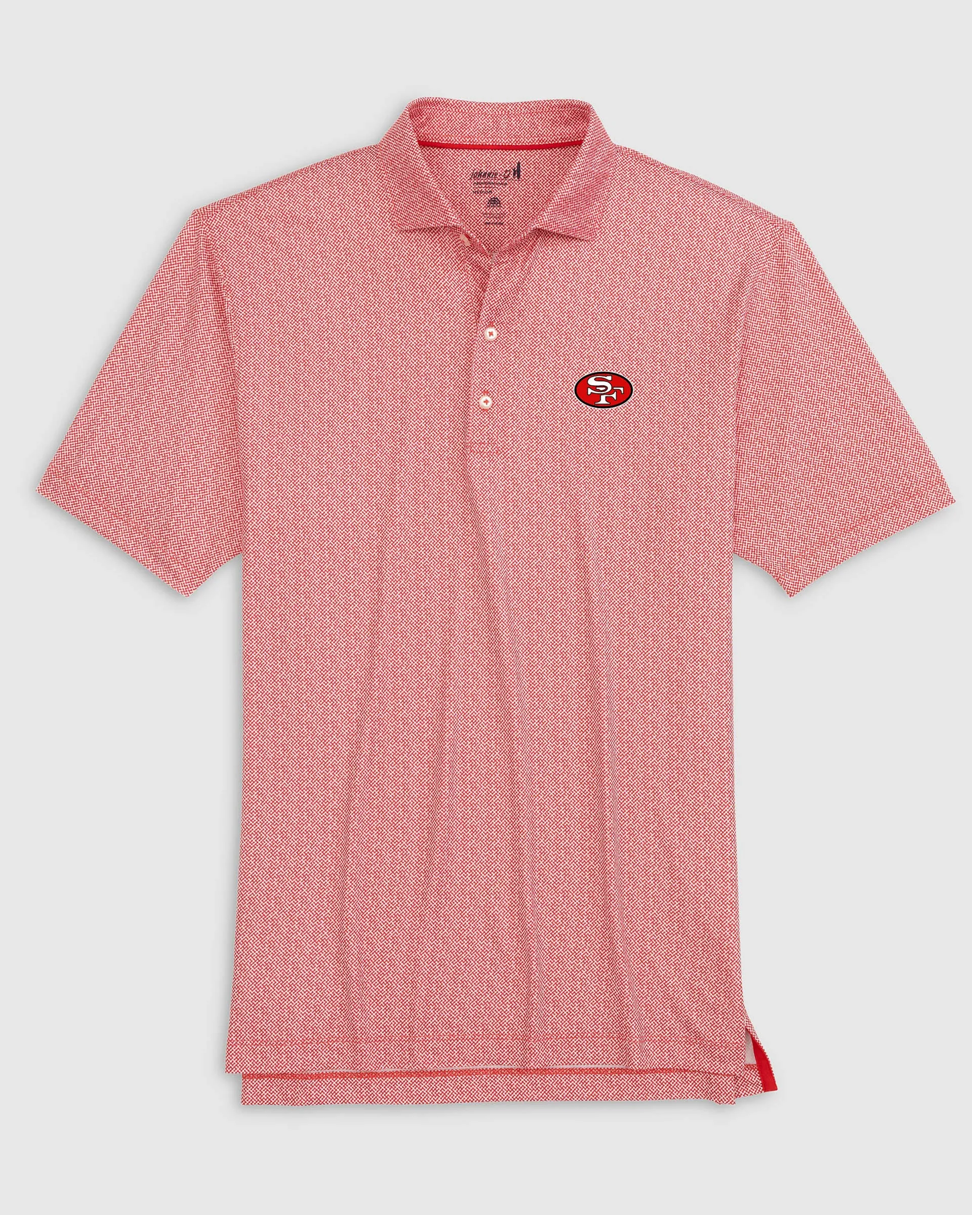 San Francisco 49ers Hinson Performance Jersey Polo - Classic Logo sold by Johnnie-O product image thumbnail 2