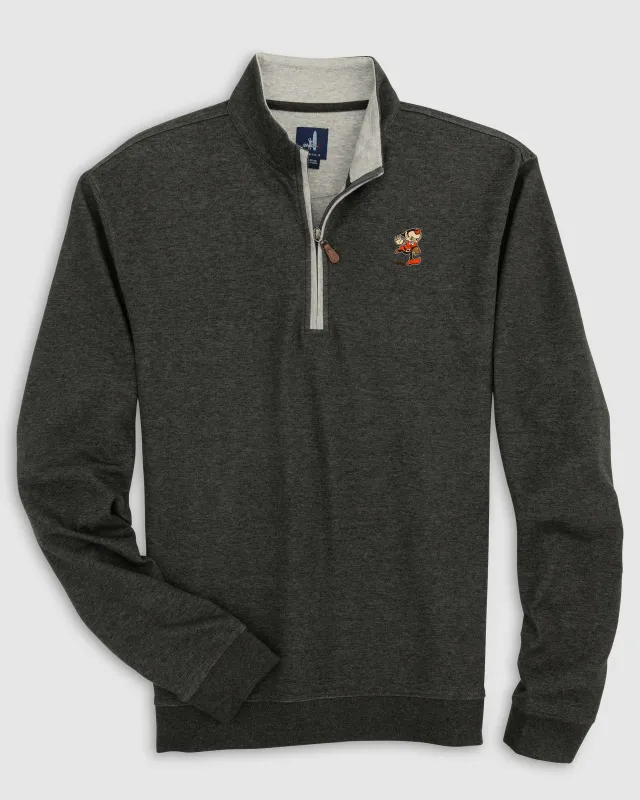 Cleveland Browns Sully 1/4 Zip - Classic Logo made by Johnnie-O