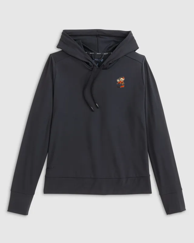 Women's Cleveland Browns Nalla Performance Hoodie - Classic Logo made by Johnnie-O
