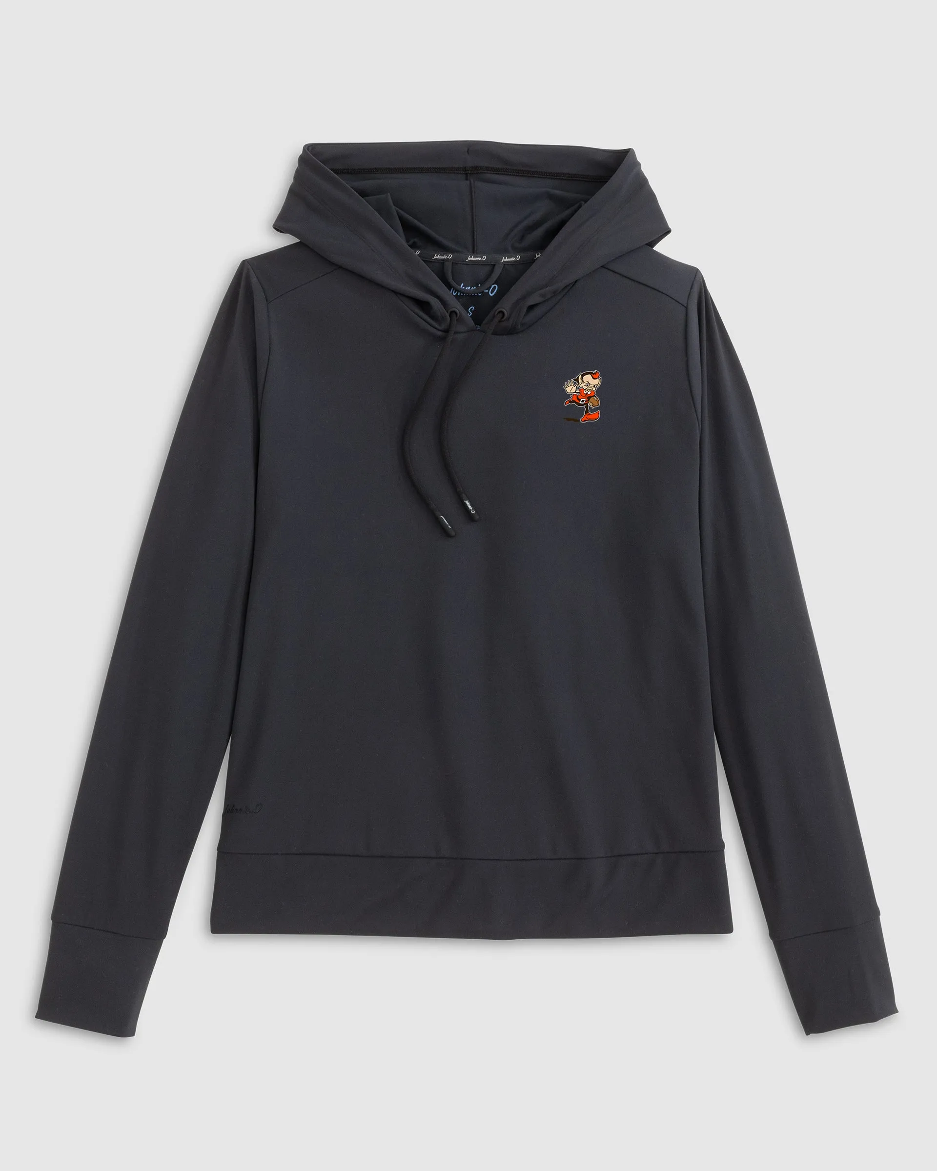 Women's Cleveland Browns Nalla Performance Hoodie - Classic Logo sold by Johnnie-O