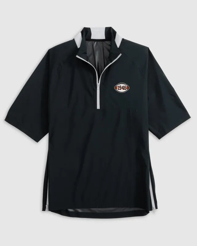 Cleveland Browns Stealth Stowable Short Sleeve Packable Rain Jacket - Classic 1946 Logo made by Johnnie-O
