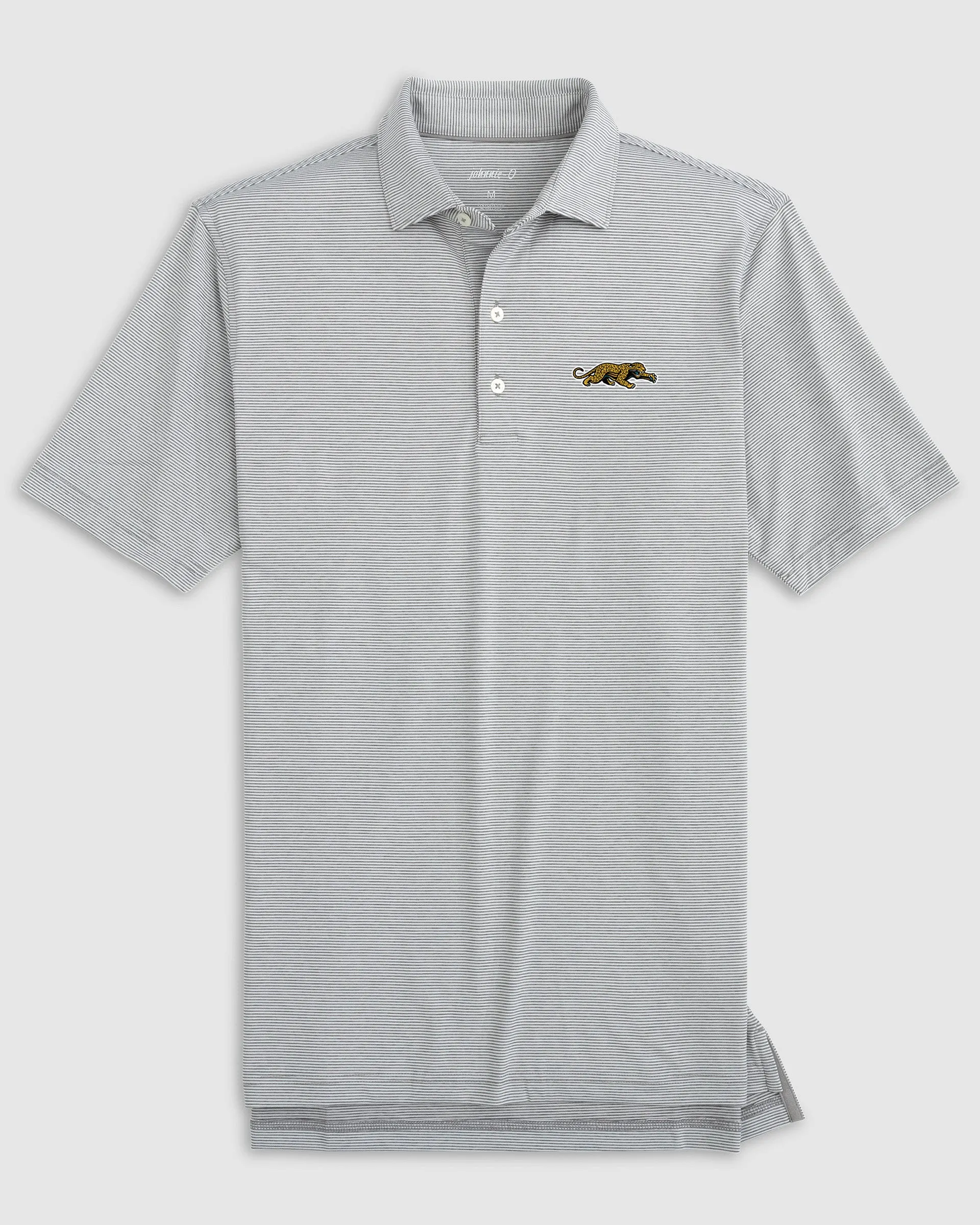 Jacksonville Jaguars Lyndonn Striped Performance Jersey Polo - Classic Logo sold by Johnnie-O product image thumbnail 2