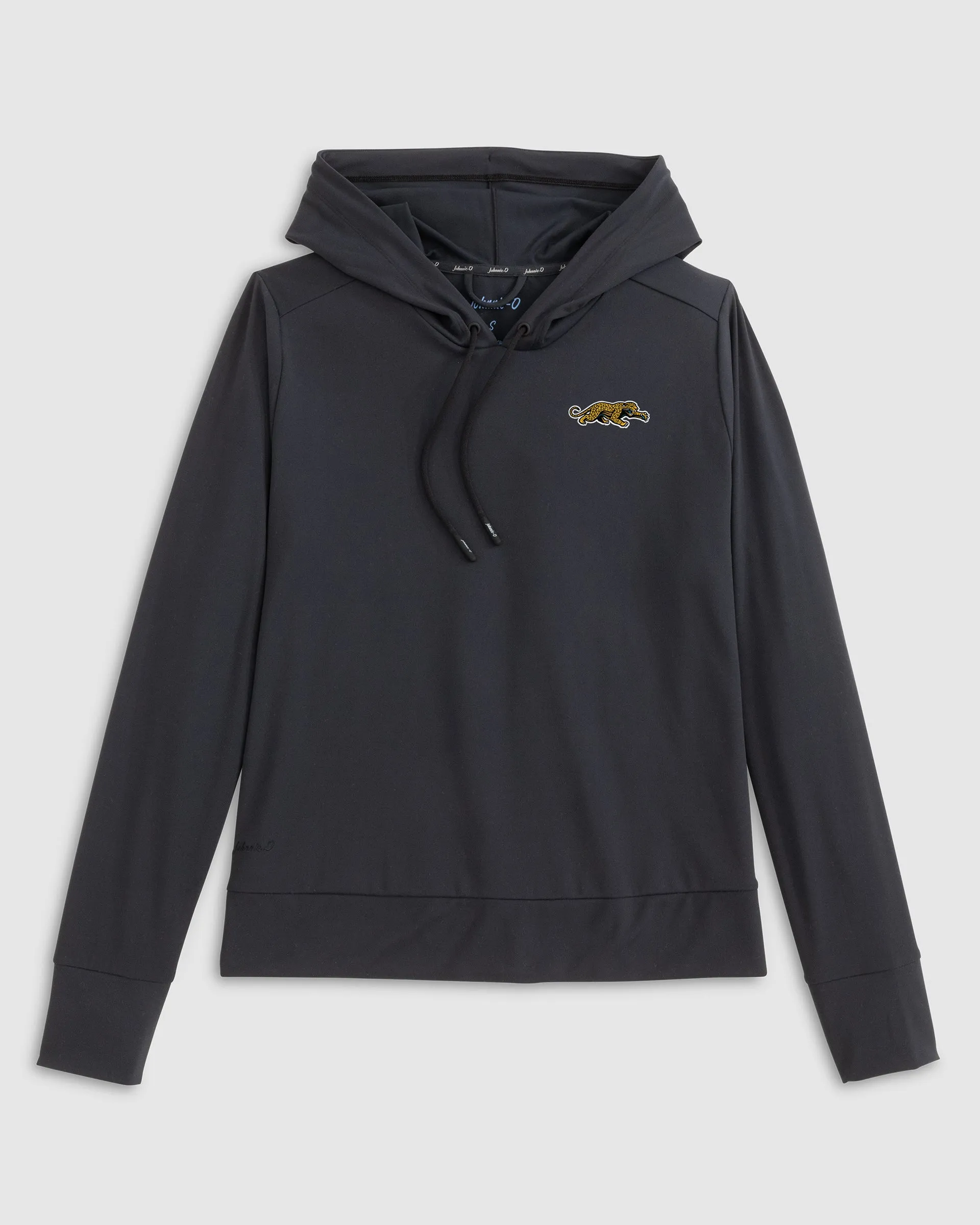 Women's Jacksonville Jaguars Nalla Performance Hoodie - Classic Logo sold by Johnnie-O