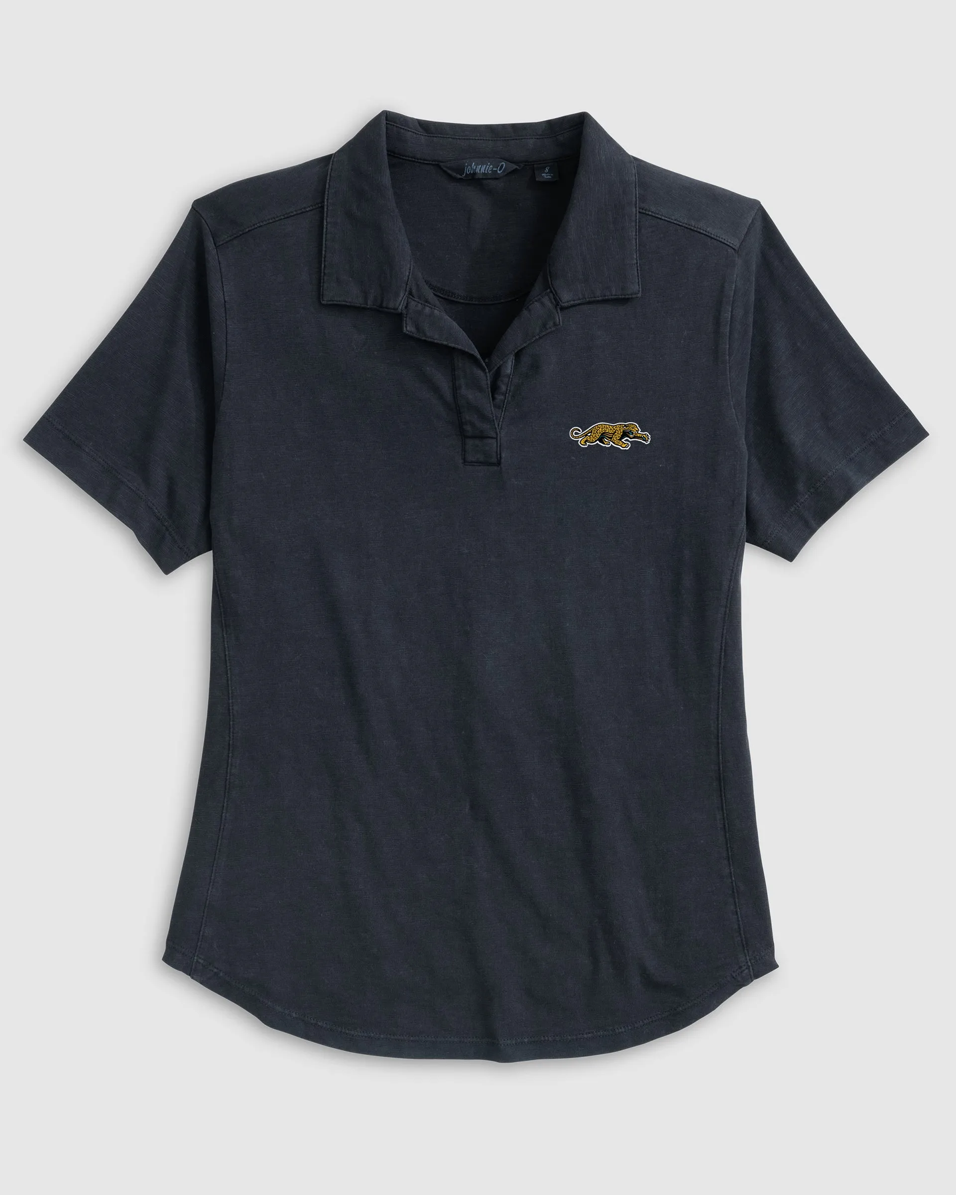 Women's Jacksonville Jaguars Coastal Wash Polo - Classic Logo sold by Johnnie-O