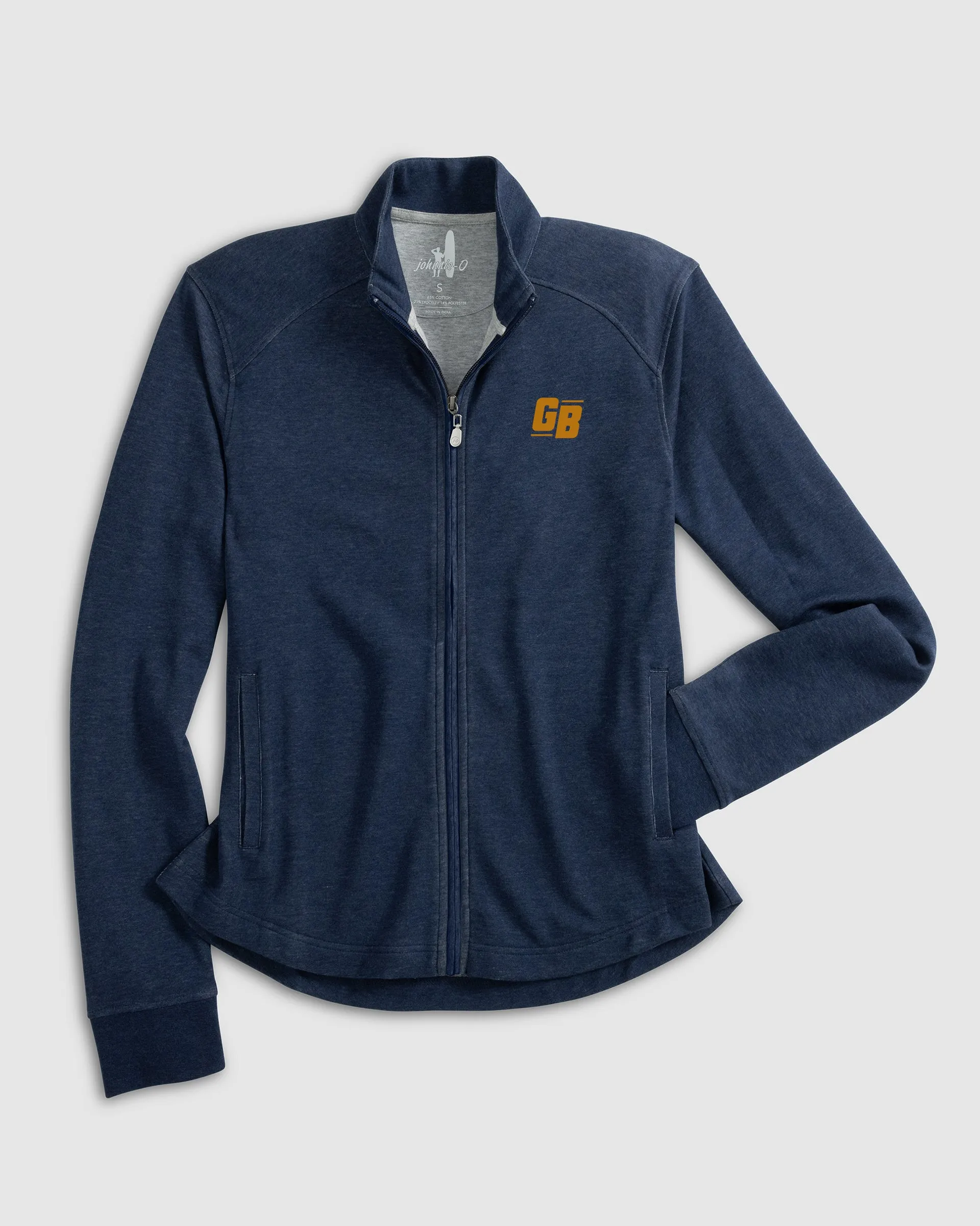 Women's Green Bay Packers Tomi Full Zip Jacket - Classic Logo sold by Johnnie-O product image thumbnail 2