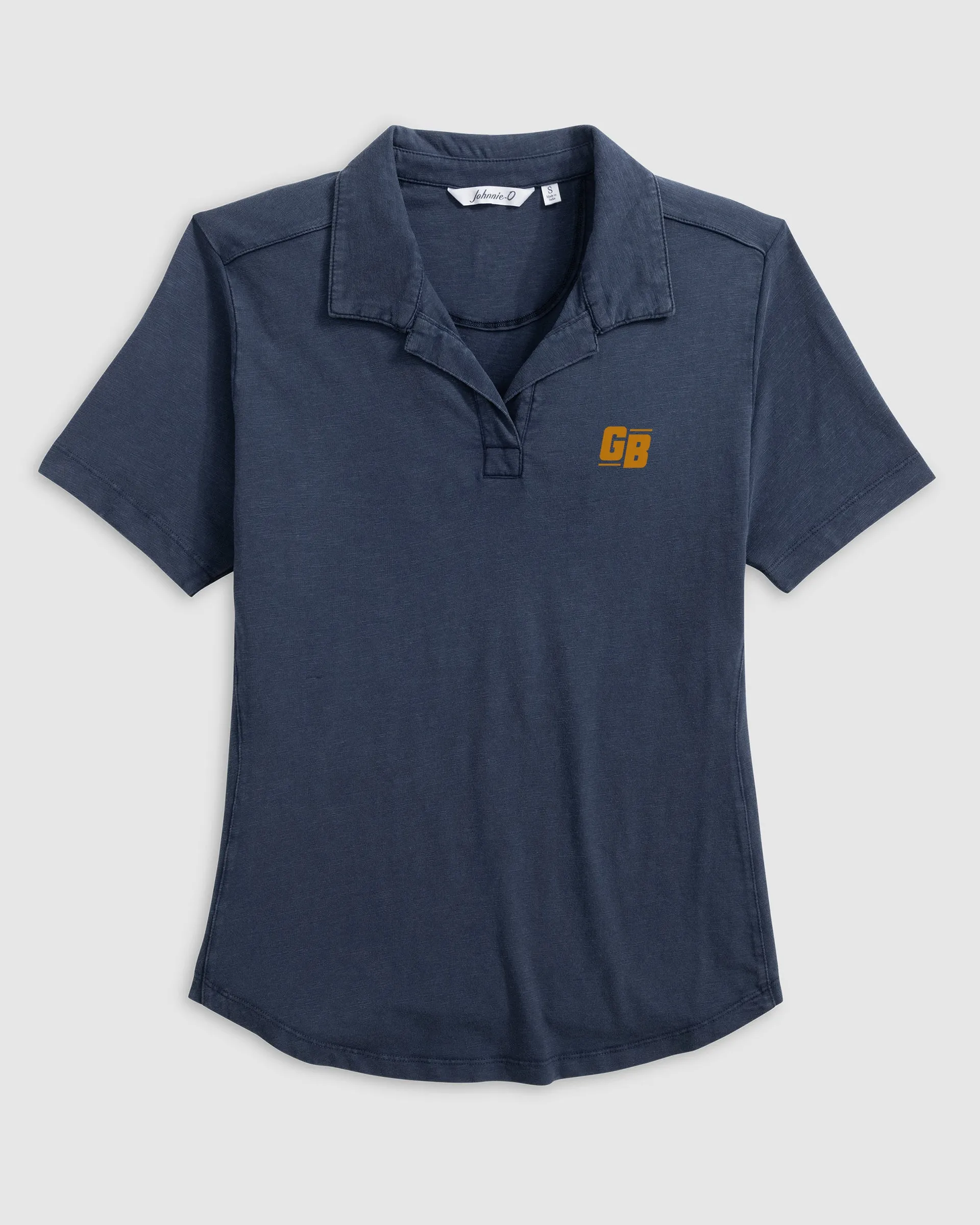 Women's Green Bay Packers Coastal Wash Polo - Classic Logo sold by Johnnie-O product image thumbnail 2
