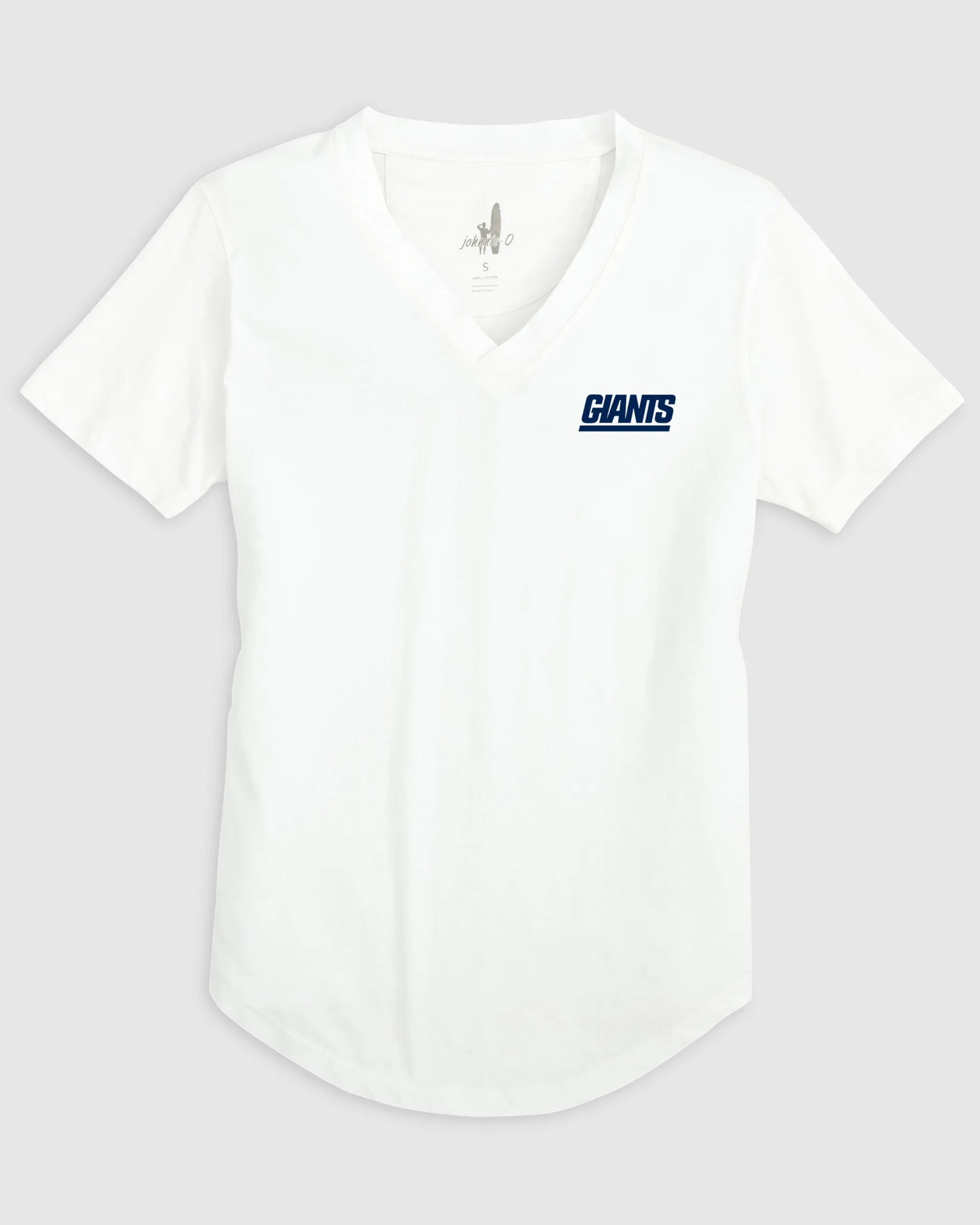 Women's New York Giants Merediths V-Neck T-Shirt - Classic Logo sold by Johnnie-O product image thumbnail 3