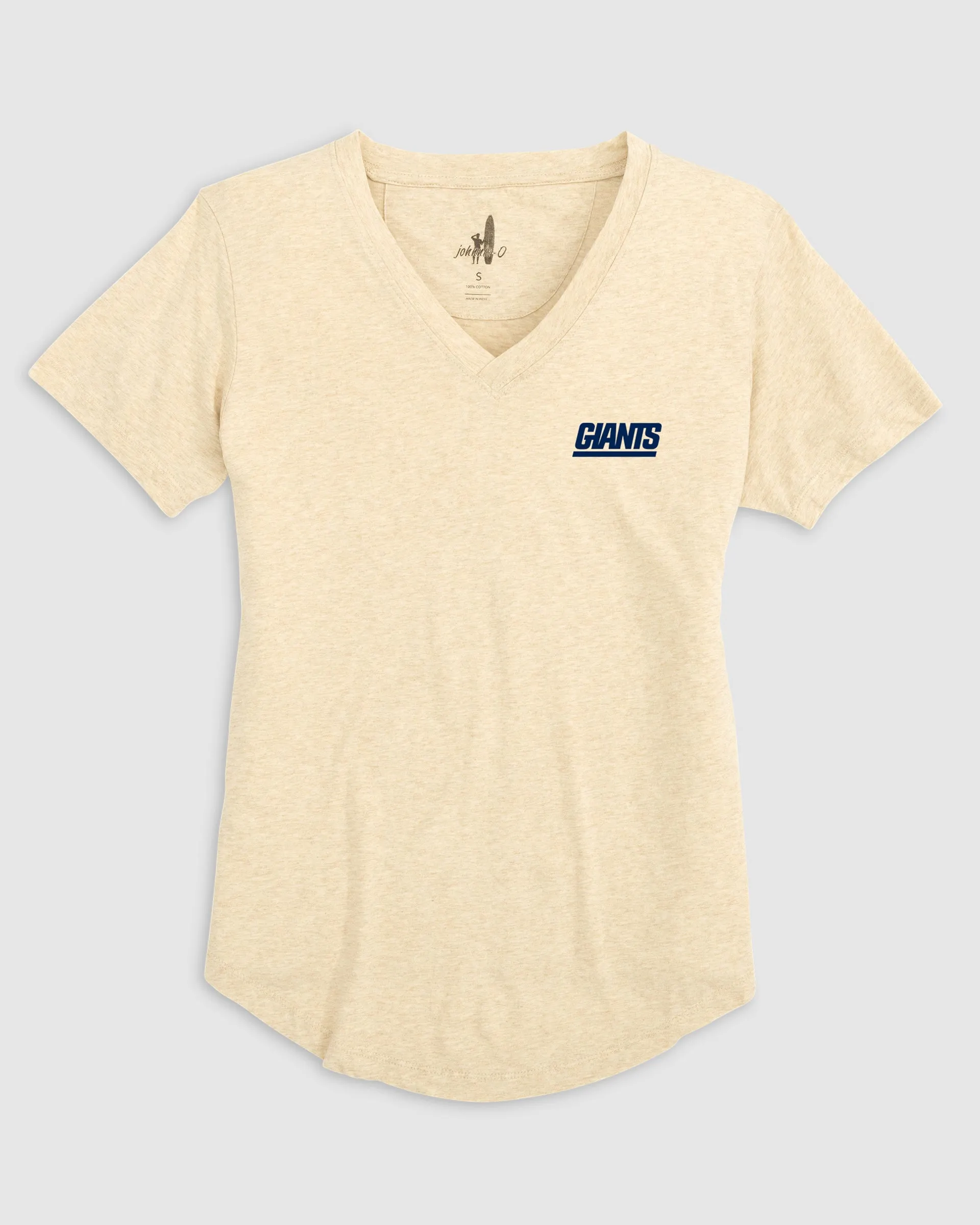 Women's New York Giants Merediths V-Neck T-Shirt - Classic Logo sold by Johnnie-O product image thumbnail 2