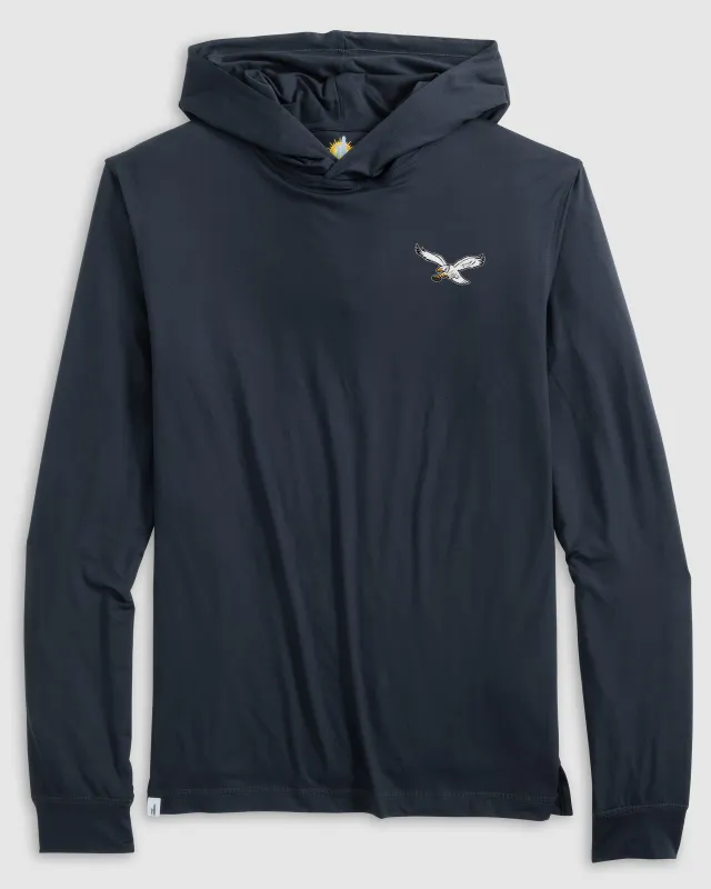 Philadelphia Eagles Talon Featherweight Performance Hoodie - Classic Logo made by Johnnie-O