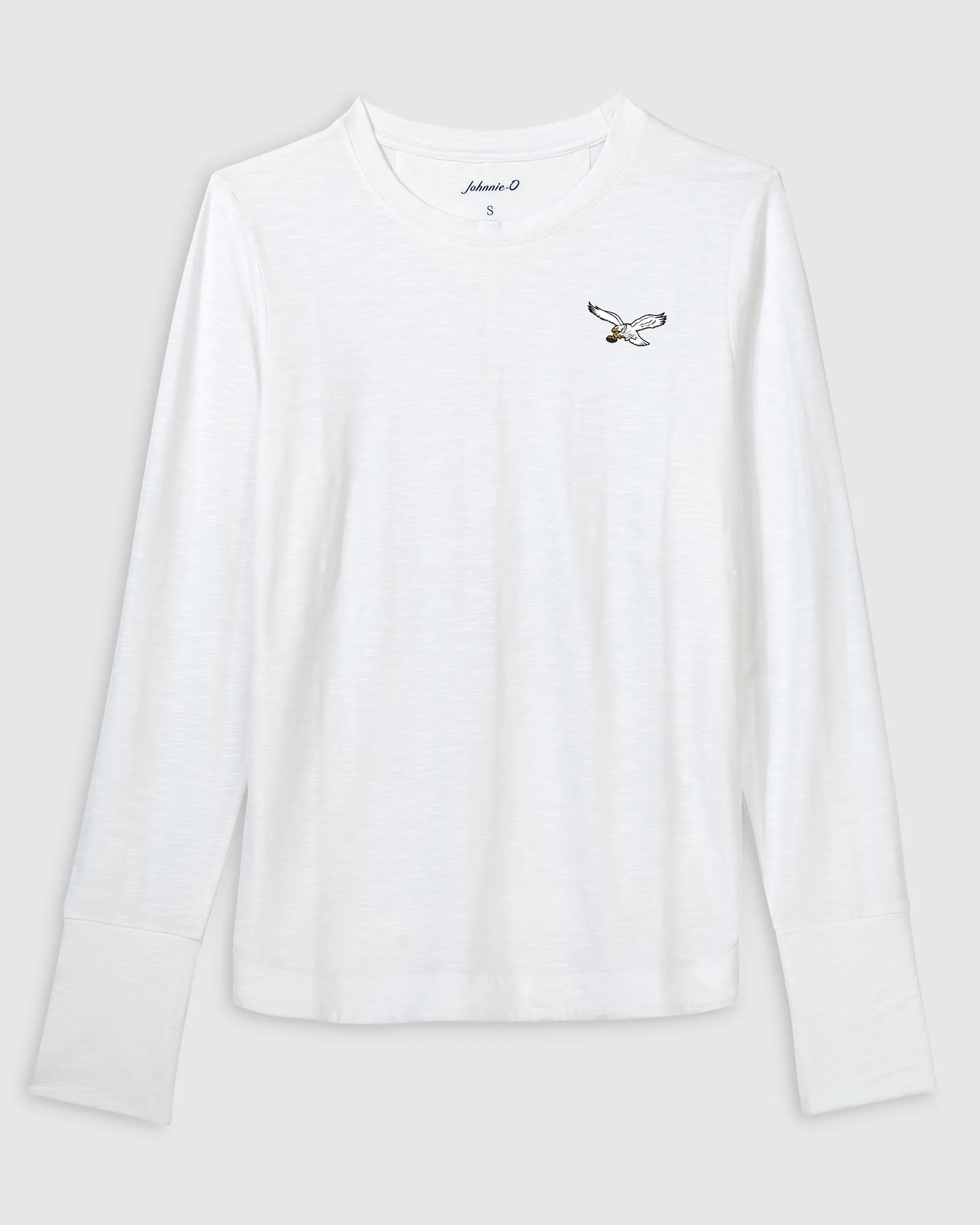 Women's Philadelphia Eagles Valerie Long Sleeve Tee - Classic Logo sold by Johnnie-O product image thumbnail 3
