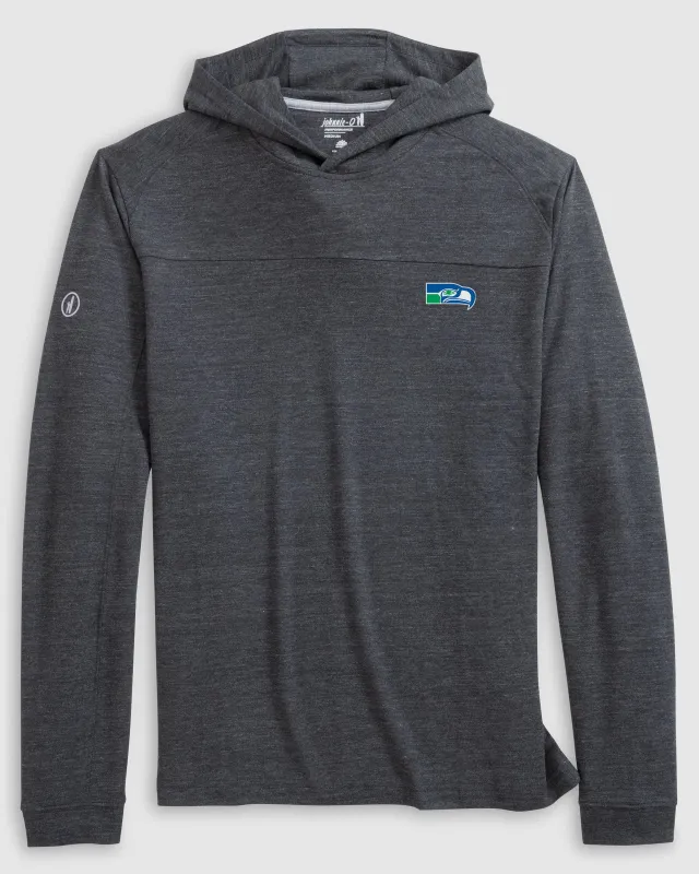 Seattle Seahawks Remmy Midweight Performance Hoodie - Classic Logo made by Johnnie-O