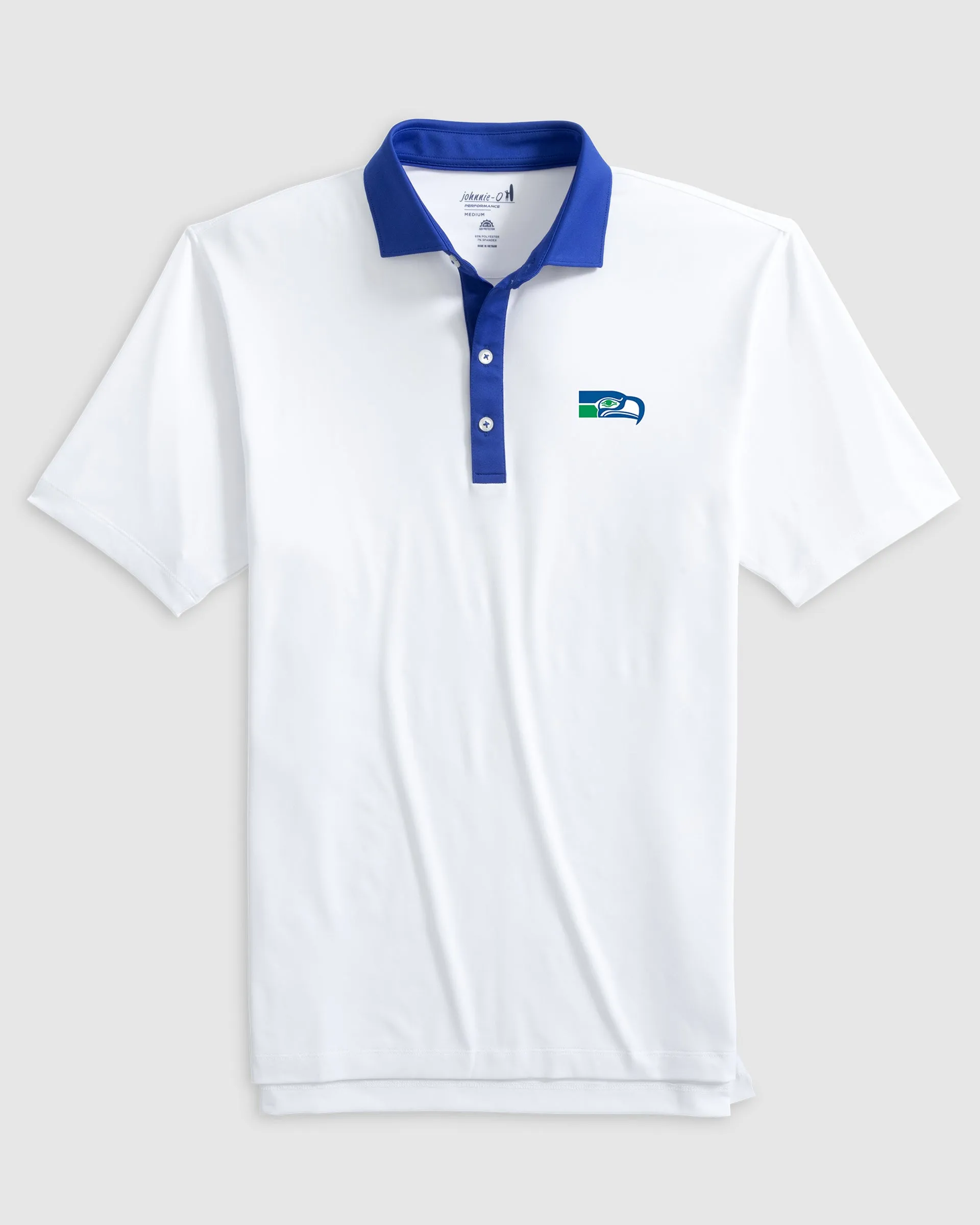 Seattle Seahawks Ramos Performance Jersey Polo - Classic Logo sold by Johnnie-O product image thumbnail 2