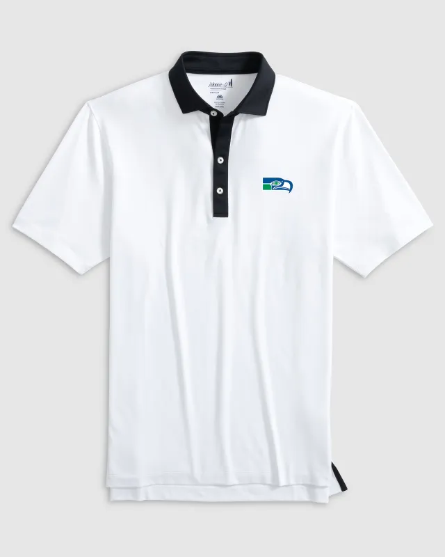 Seattle Seahawks Ramos Performance Jersey Polo - Classic Logo made by Johnnie-O