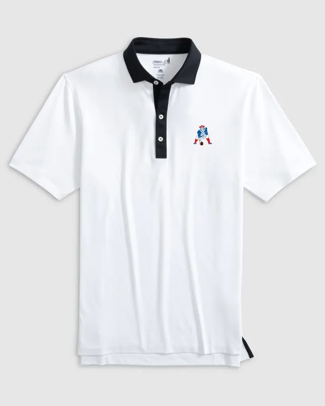 New England Patriots Ramos Performance Jersey Polo - Classic Logo made by Johnnie-O