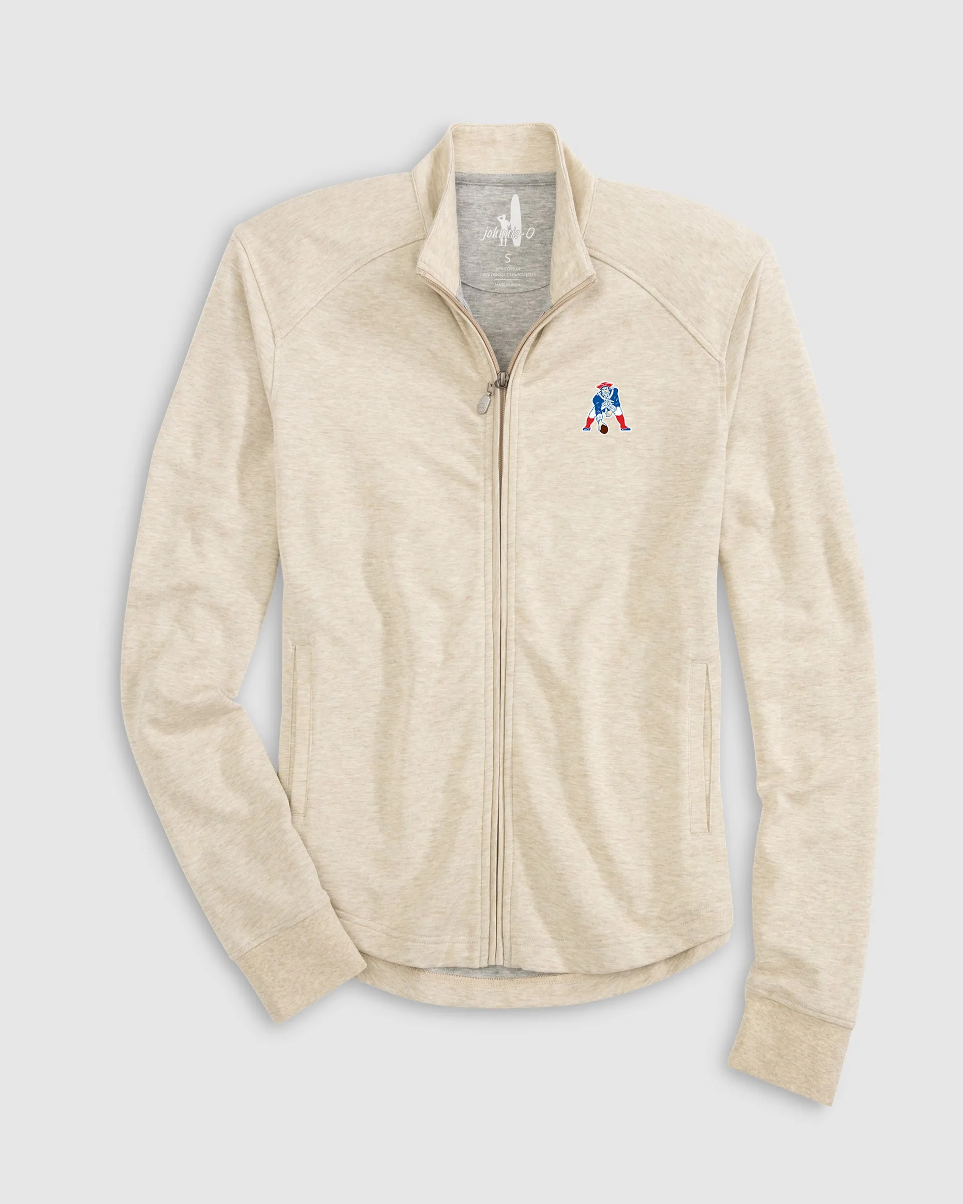 Women's New England Patriots Tomi Full Zip Jacket - Classic Logo sold by Johnnie-O product image thumbnail 3
