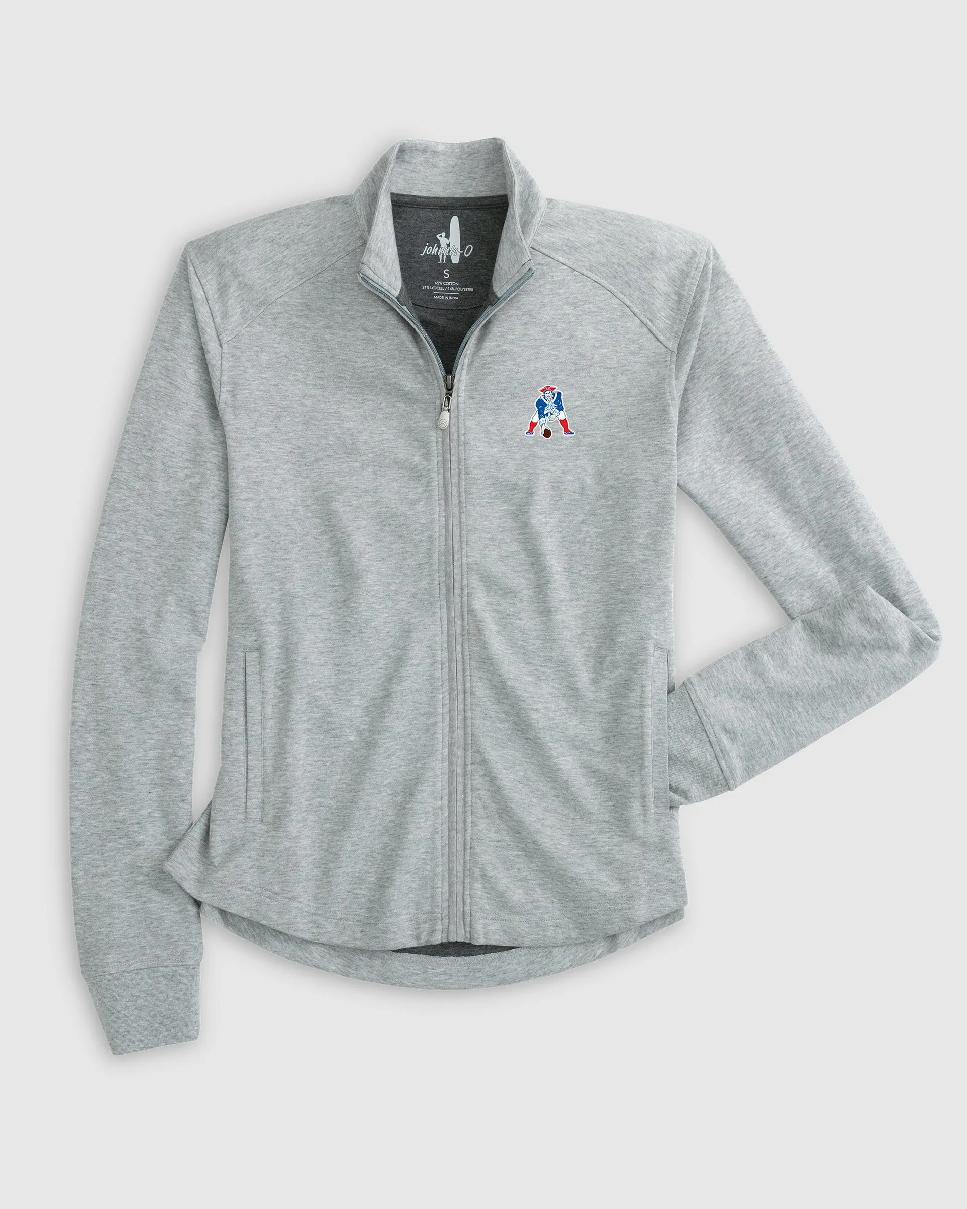 Women's New England Patriots Tomi Full Zip Jacket - Classic Logo sold by Johnnie-O product image thumbnail 2