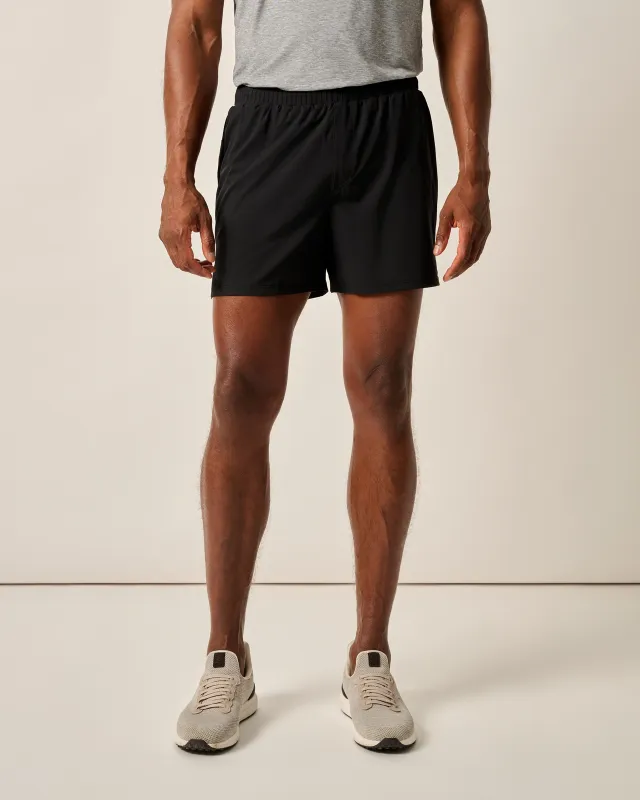 Strides Lightweight Workout Shorts Black made by Johnnie-O