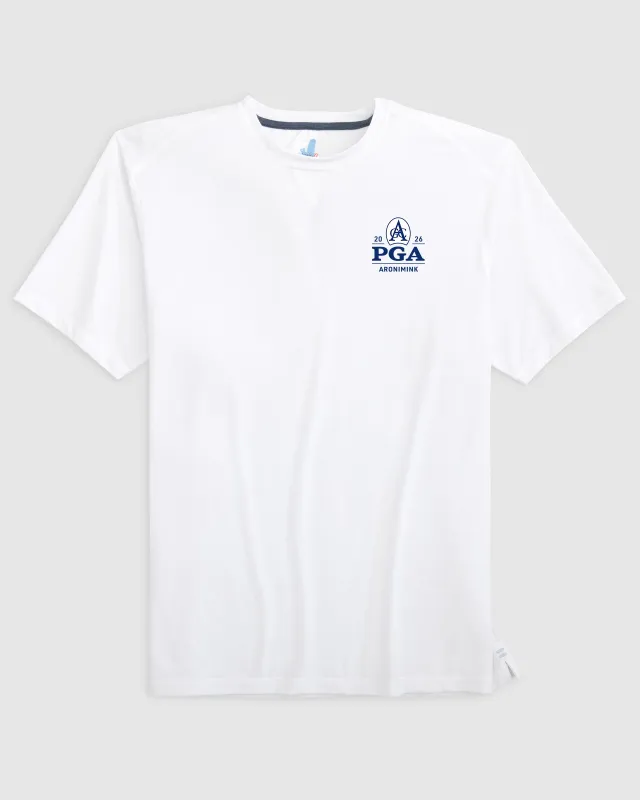 PGA Championship Aronimink Course Performance Short Sleeve T-Shirt made by Johnnie-O